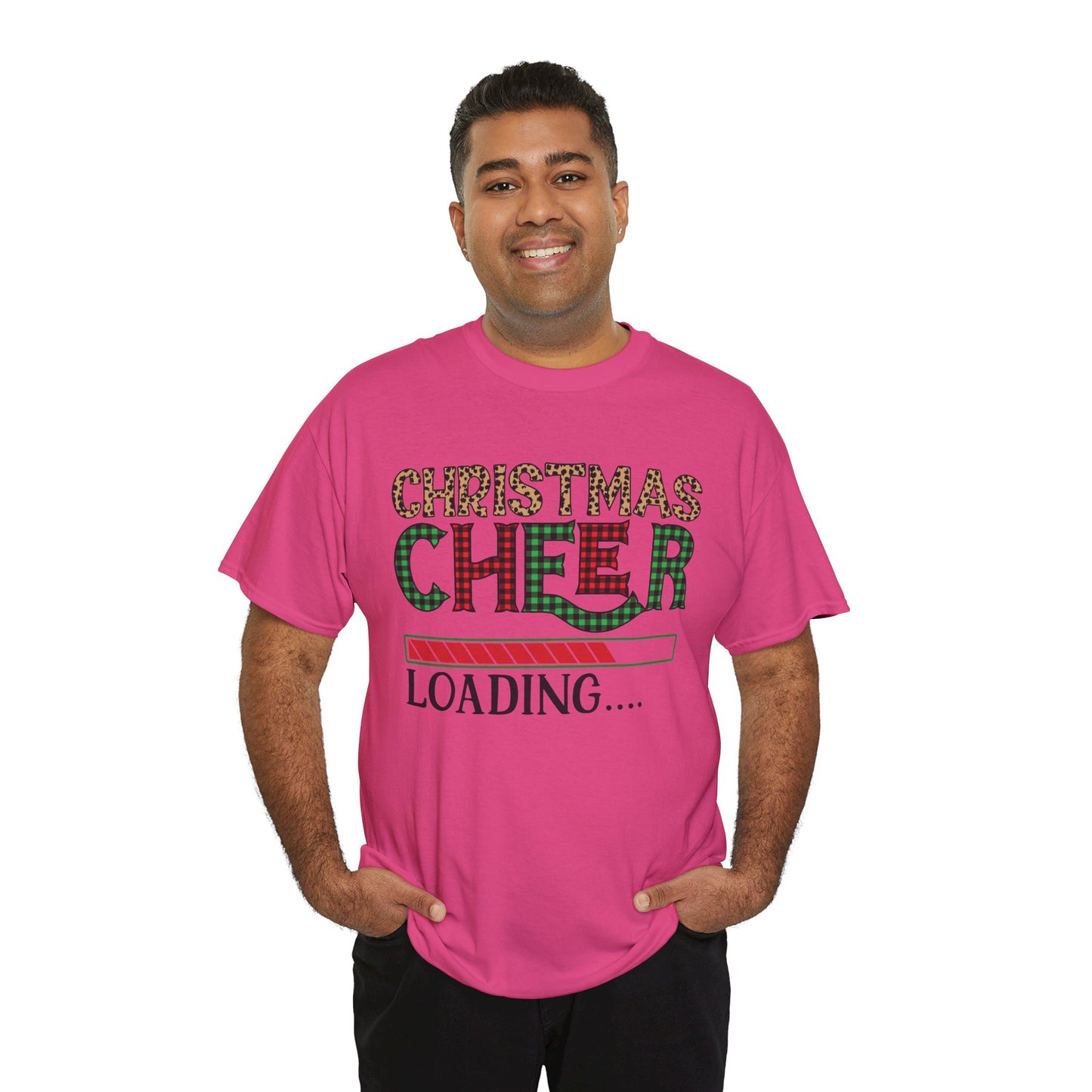 Christmas Cheer Loading Unisex Heavy Cotton Tee
