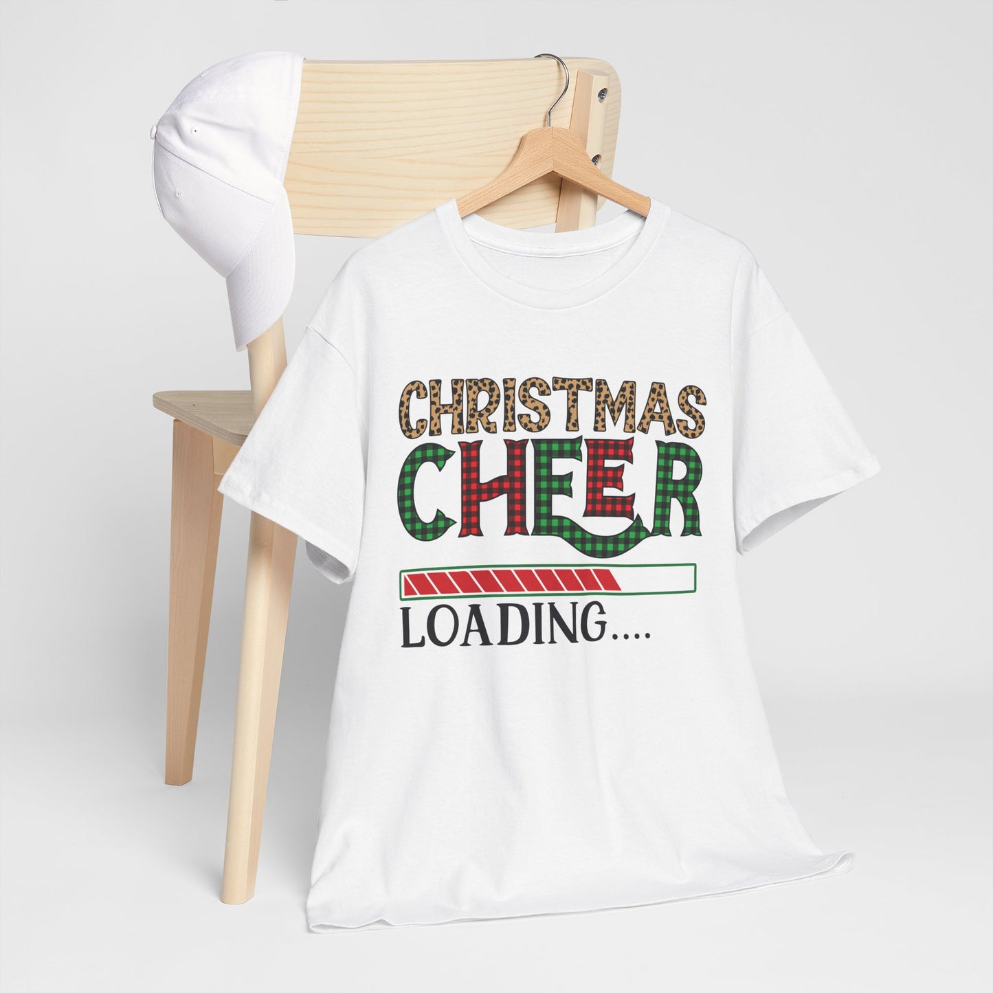 Christmas Cheer Loading Unisex Heavy Cotton Tee