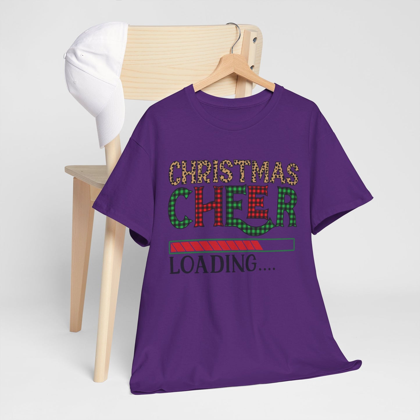 Christmas Cheer Loading Unisex Heavy Cotton Tee