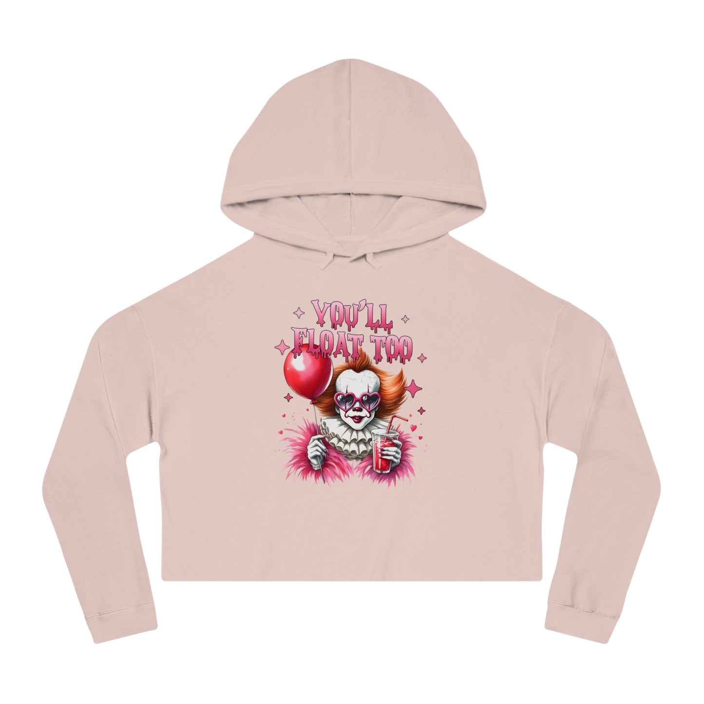 Halloween Cropped Hooded Sweatshirt