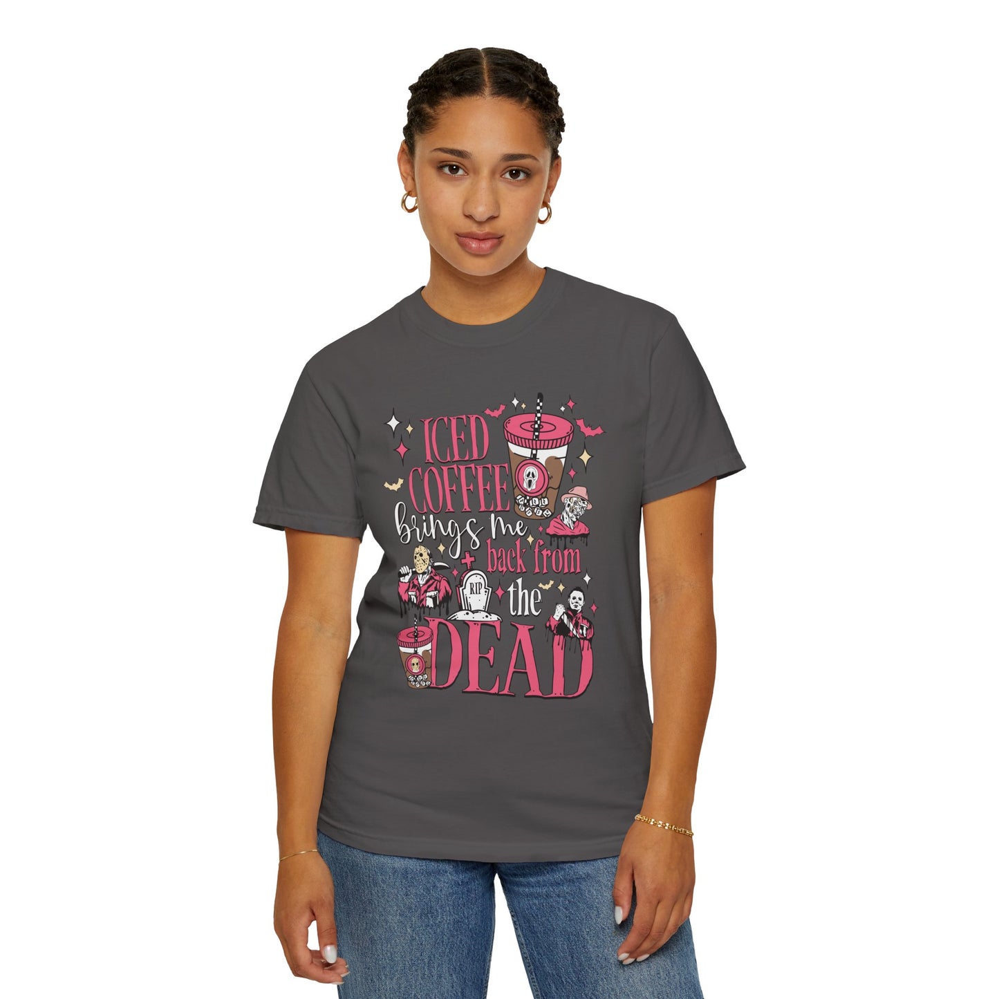 Ice Coffee Garment-Dyed T-shirt