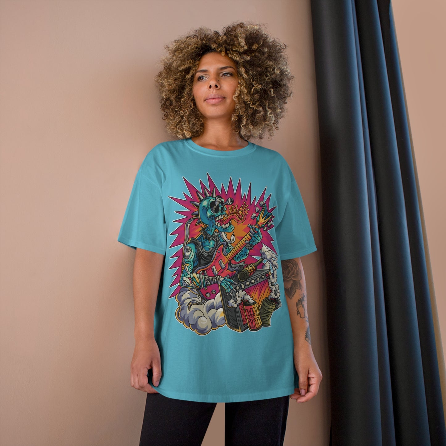 Skeleton Guitar Champion T-Shirt