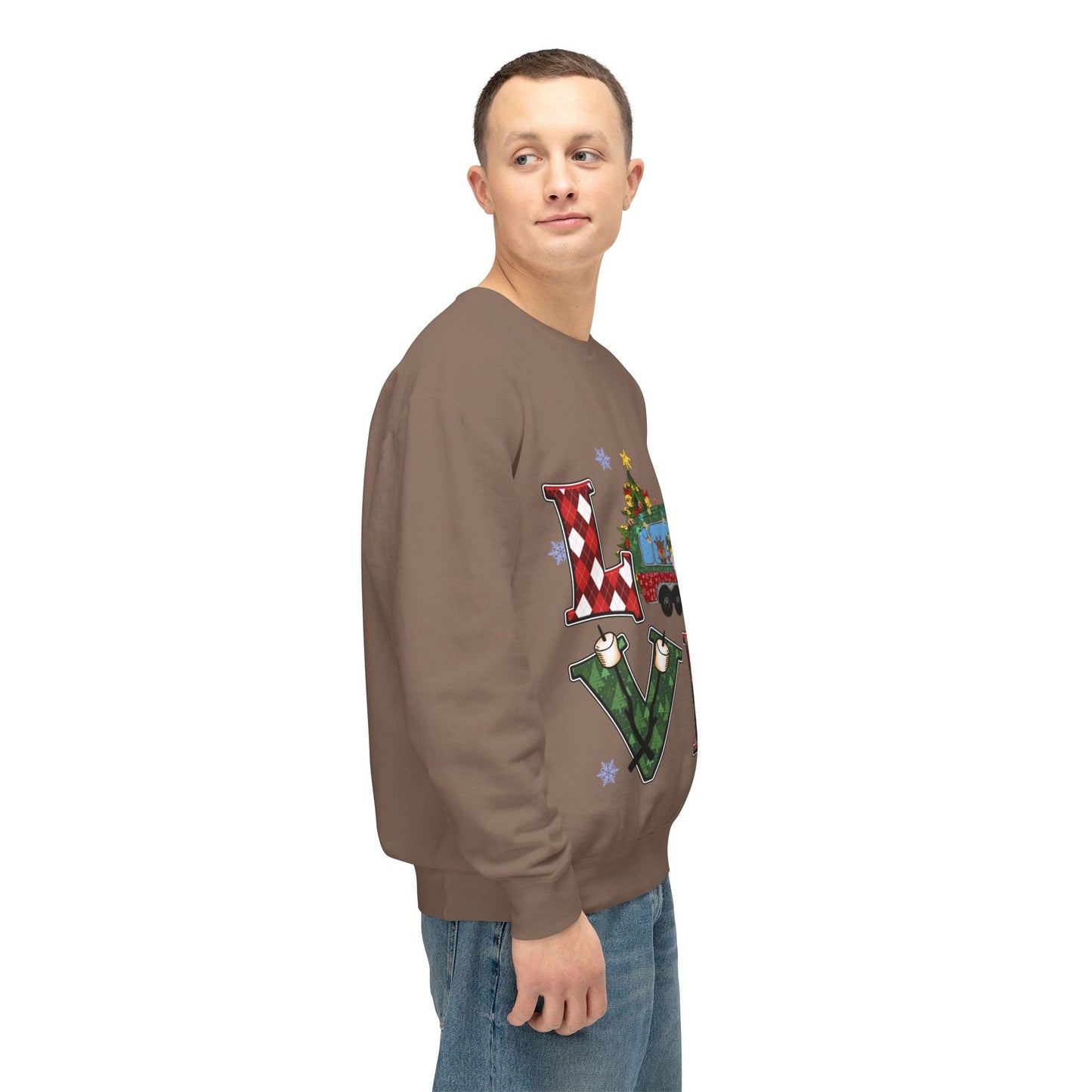 Love Vintage Holiday Crewneck Sweatshirt