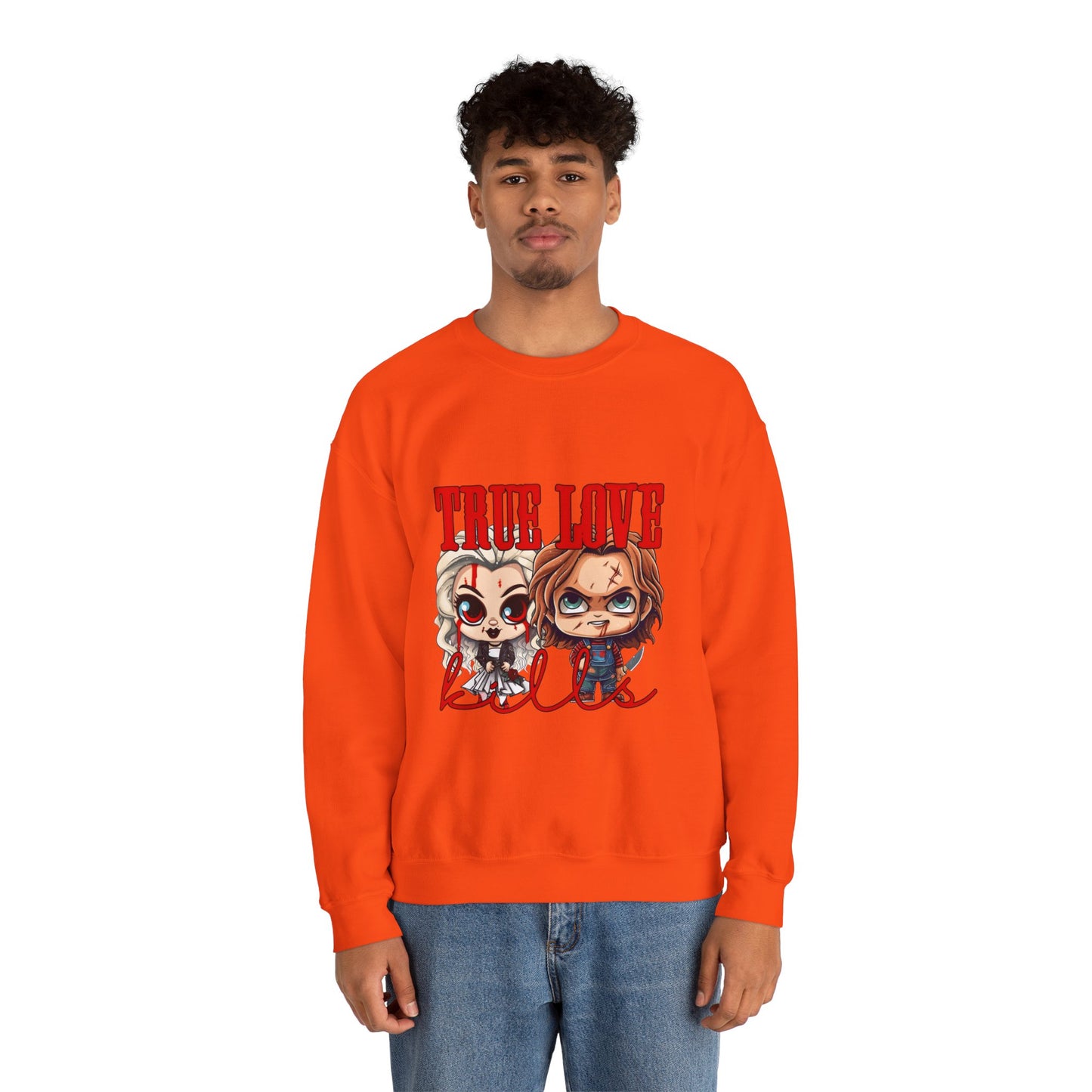Chucky and bride Halloween Sweatshirt