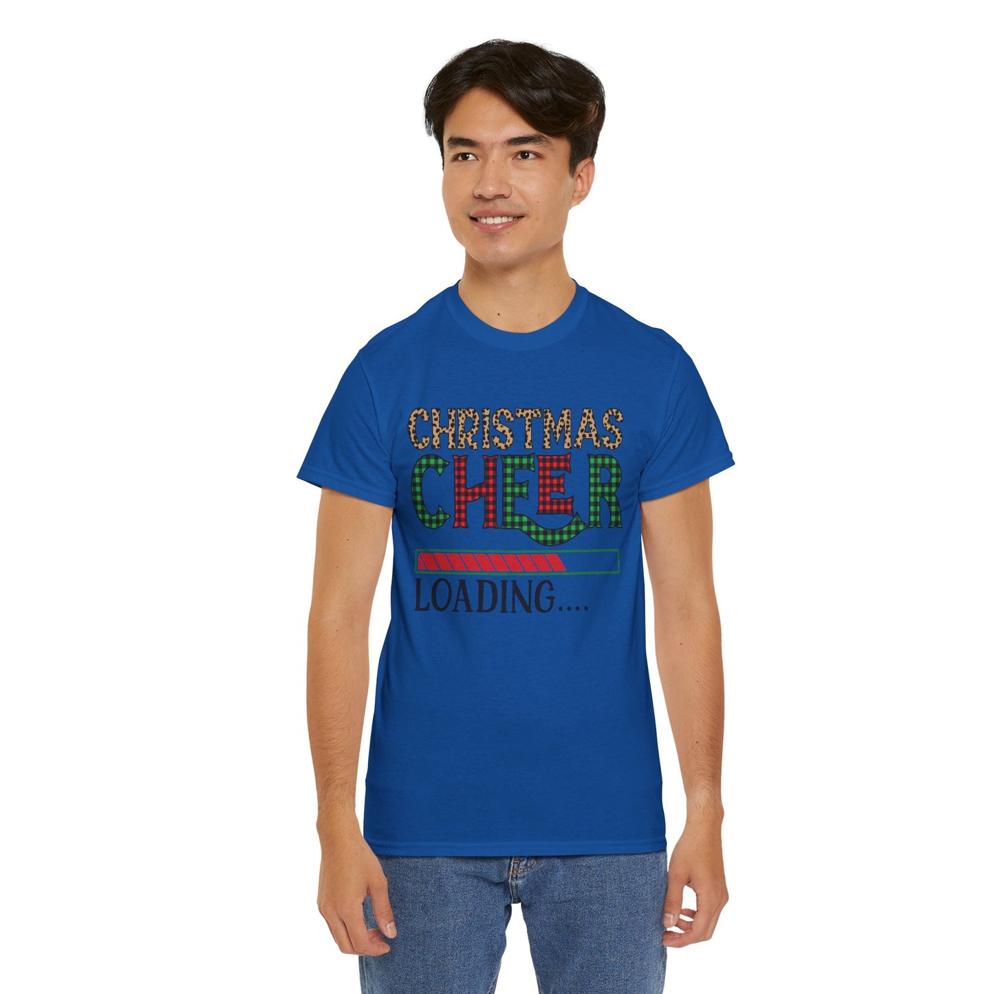 Christmas Cheer Loading Unisex Heavy Cotton Tee