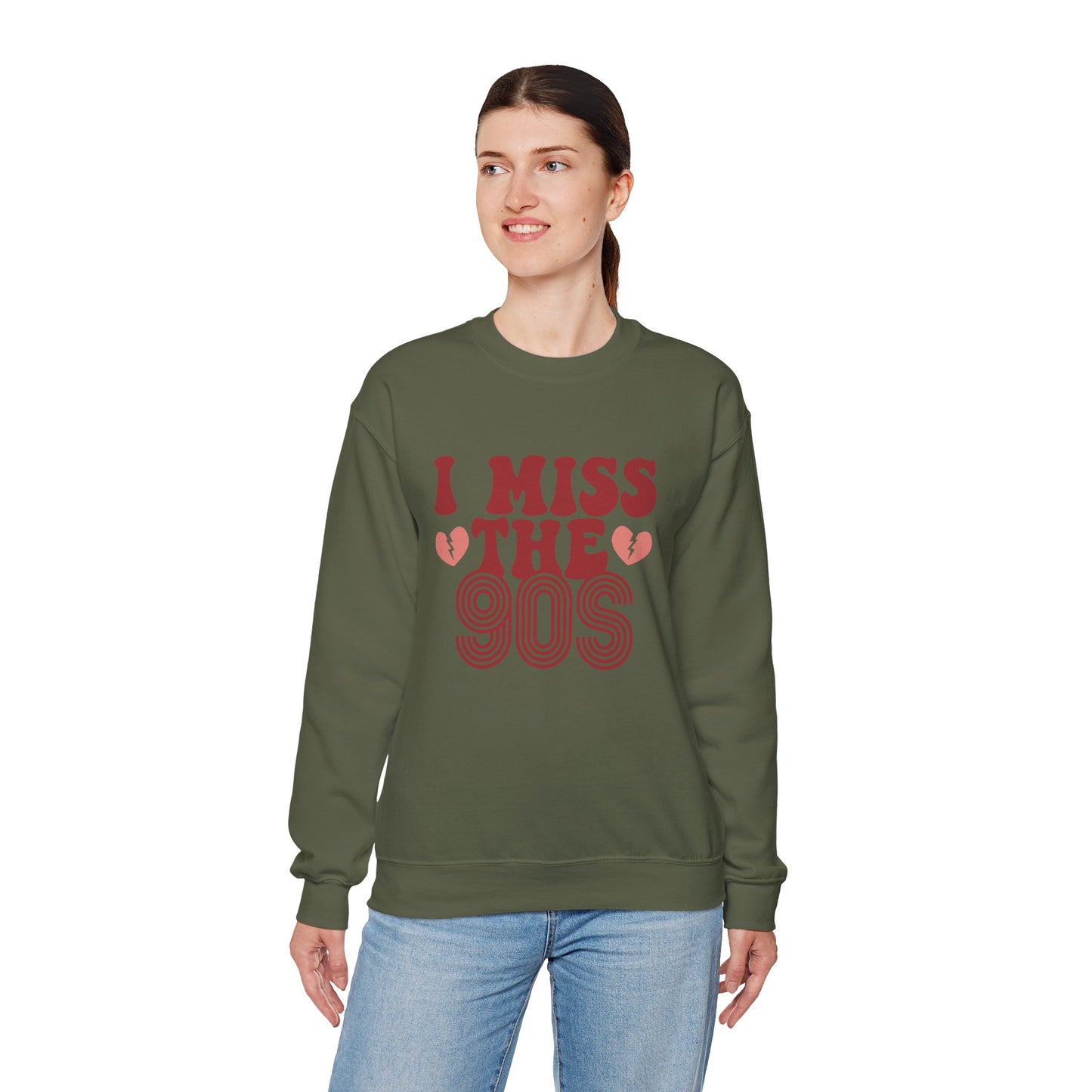 Retro 90s Crewneck Sweatshirt - I Miss the 90s Design