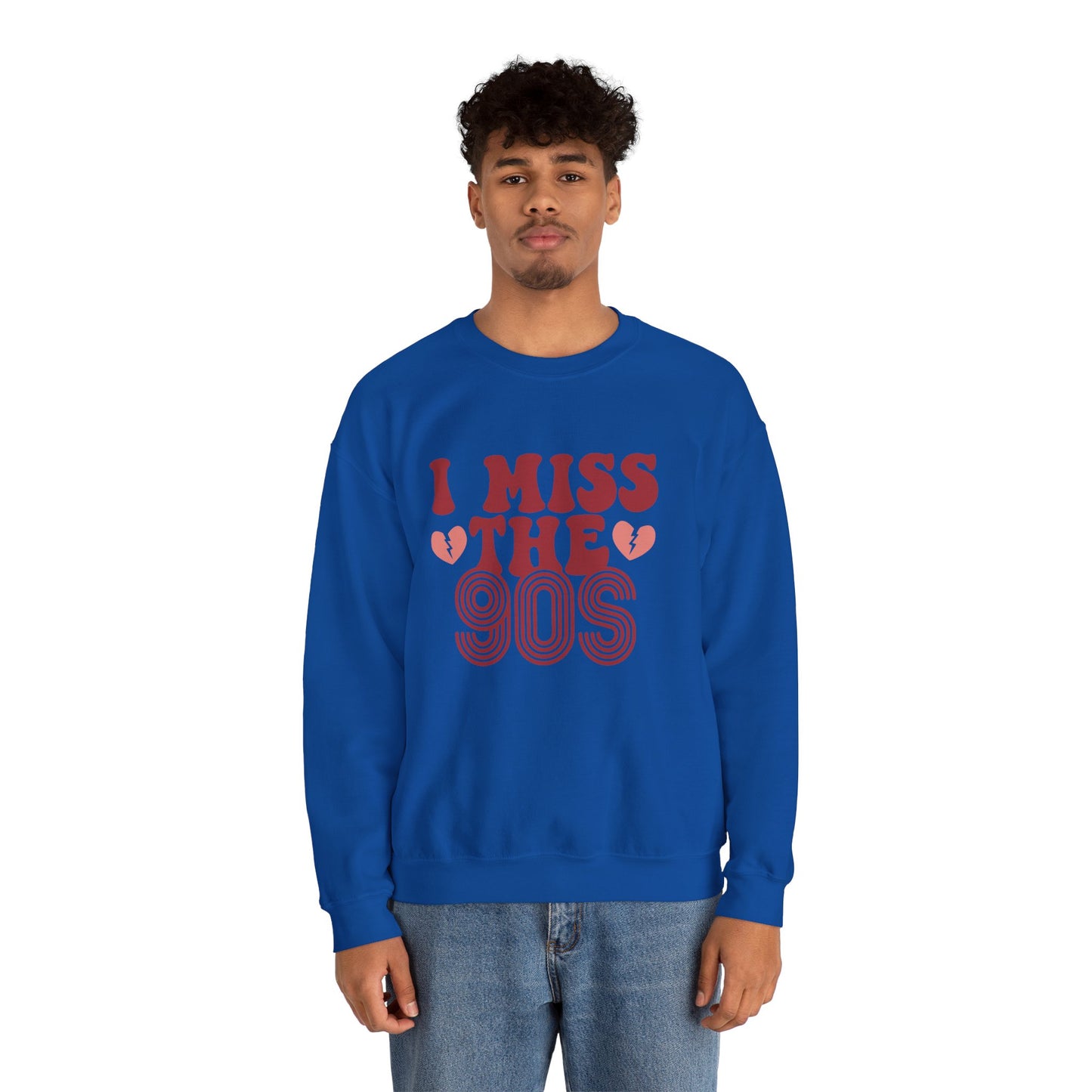 Retro 90s Crewneck Sweatshirt - I Miss the 90s Design