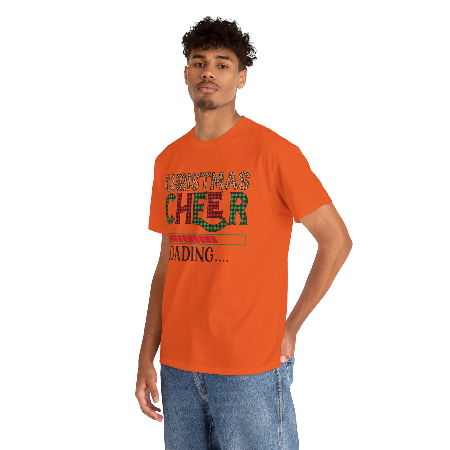 Christmas Cheer Loading Unisex Heavy Cotton Tee