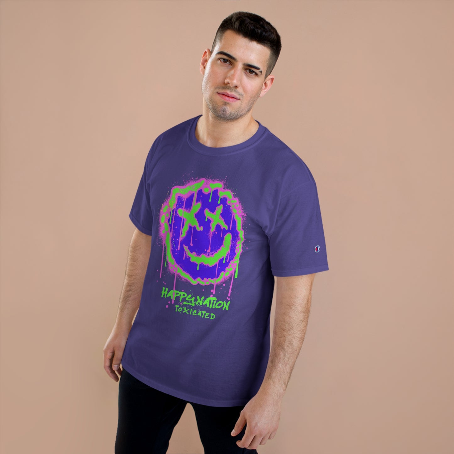 Smiley Face Champion T-Shirt - Happy Nation Collection