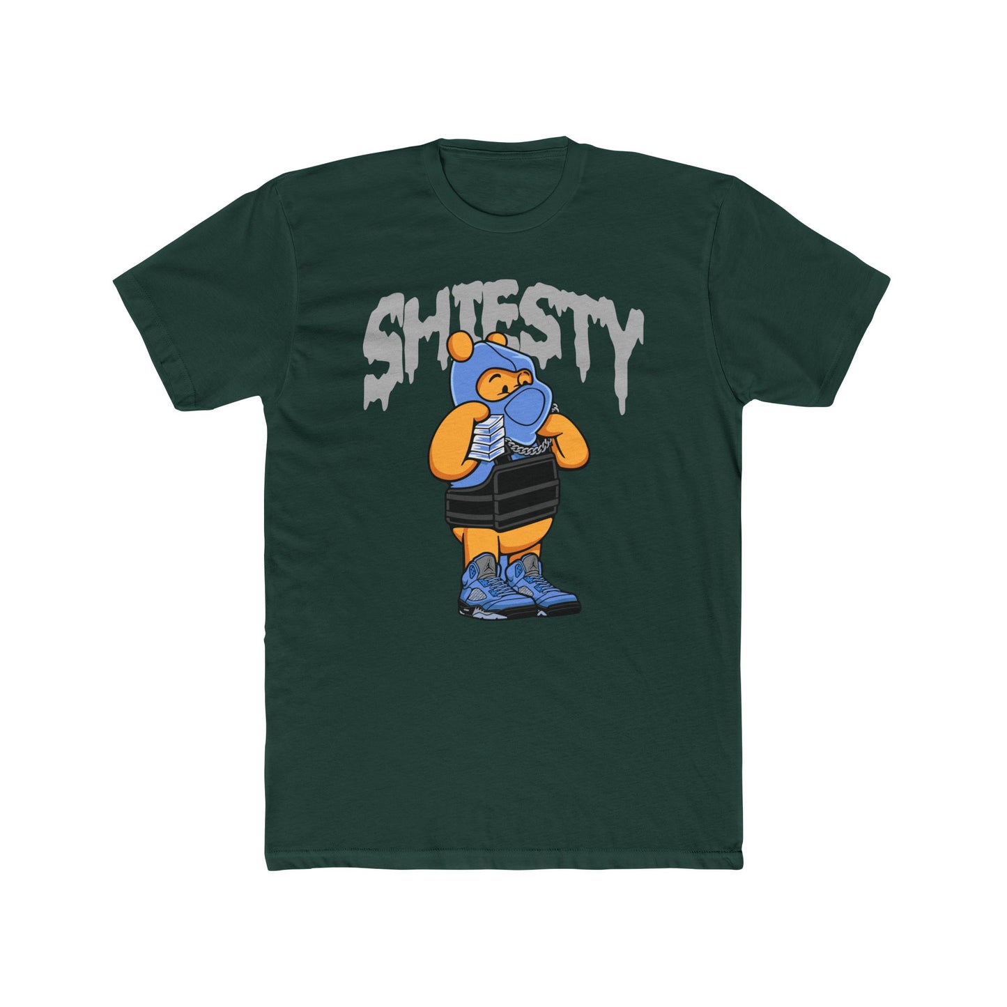 Fun Unisex Cotton Crew Tee with 'Shiesty' Design - Vibrant Graphic Tee for Casual Wear