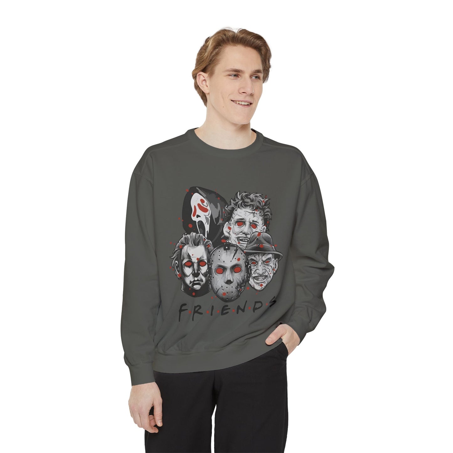 Halloween Garment-Dyed Sweatshirt