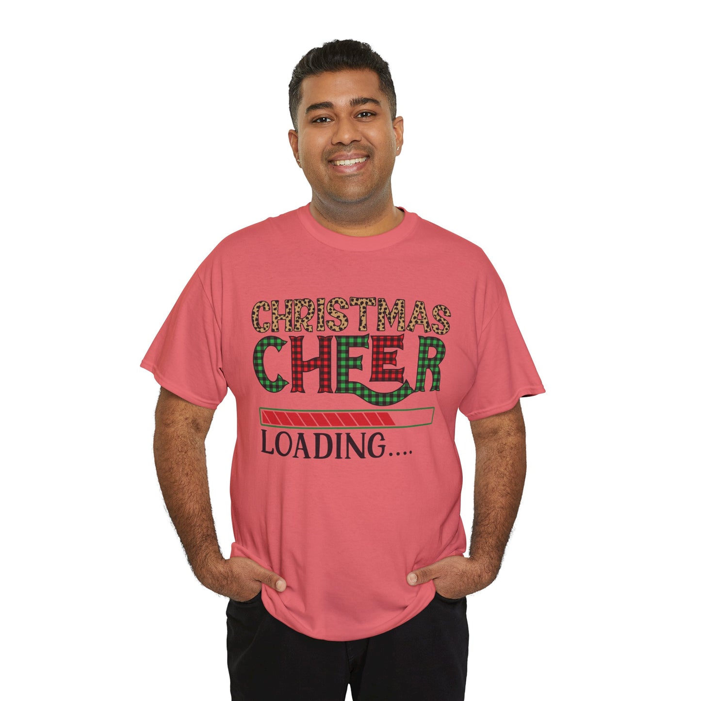 Christmas Cheer Loading Unisex Heavy Cotton Tee