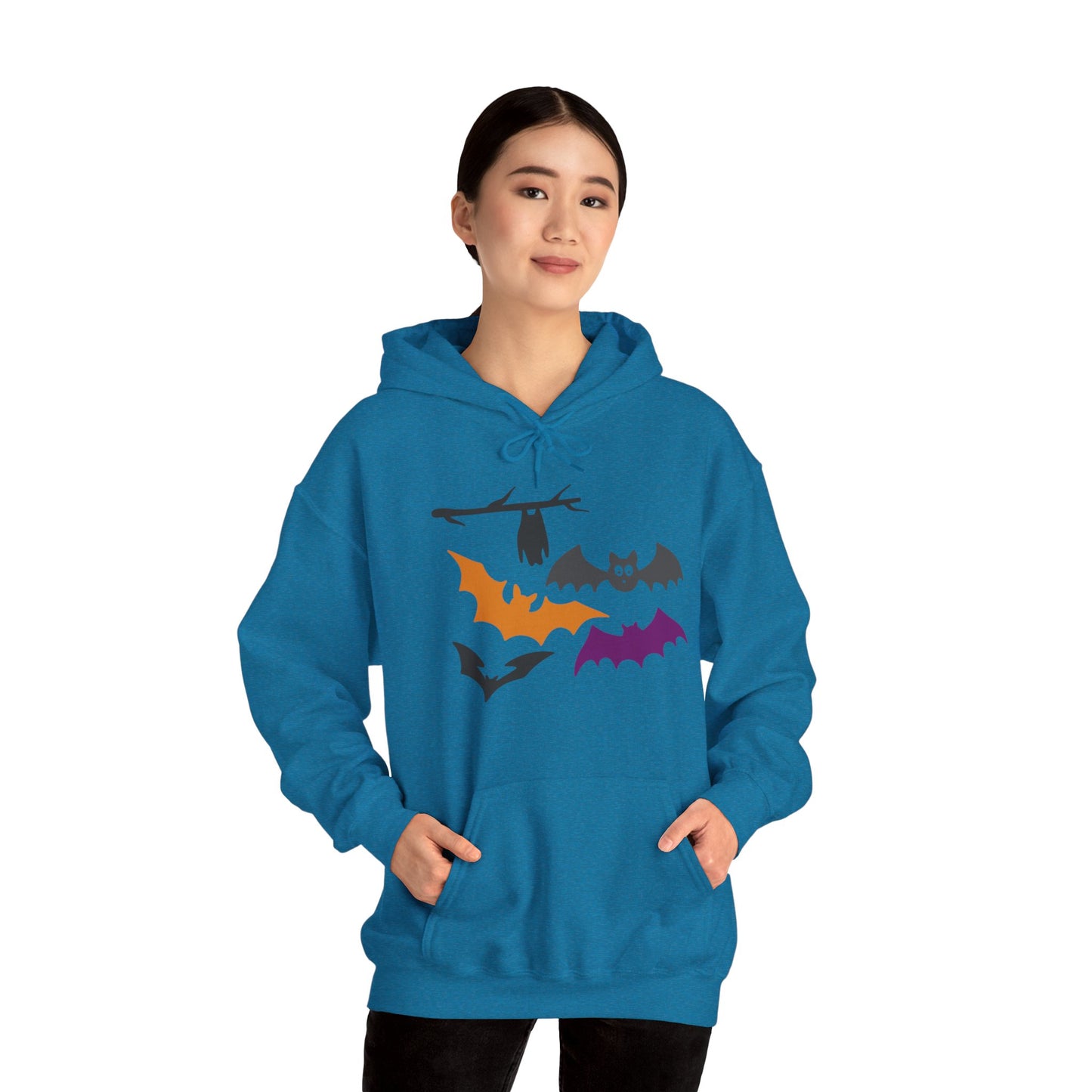 Halloween Bats Heavy Blend™ Hooded Sweatshirt