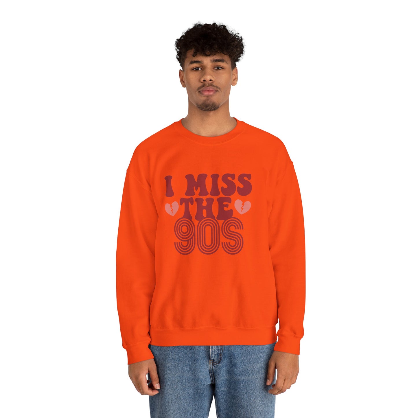 Retro 90s Crewneck Sweatshirt - I Miss the 90s Design