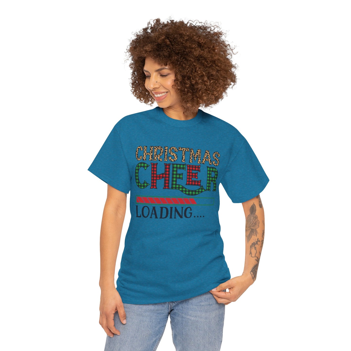 Christmas Cheer Loading Unisex Heavy Cotton Tee