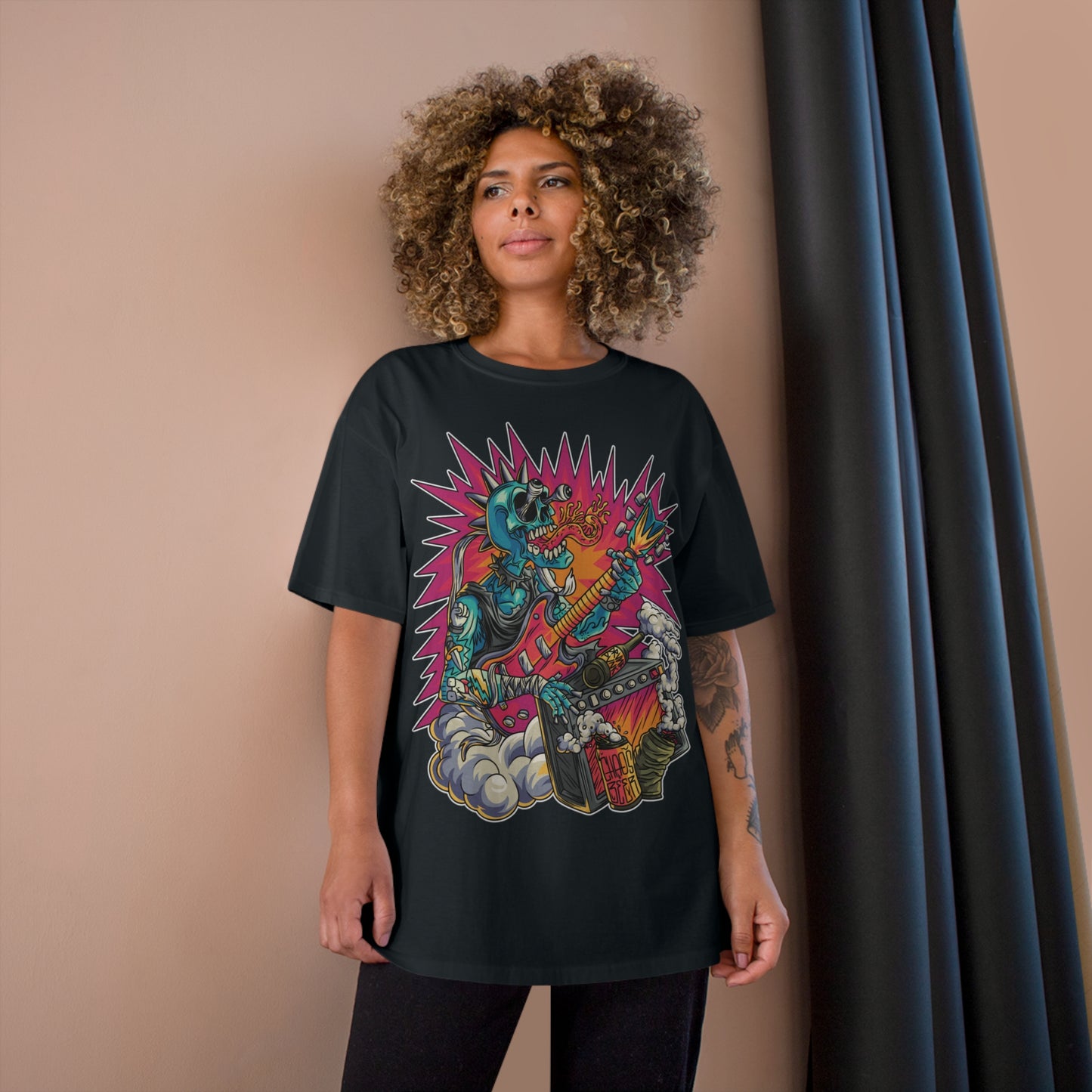 Skeleton Guitar Champion T-Shirt