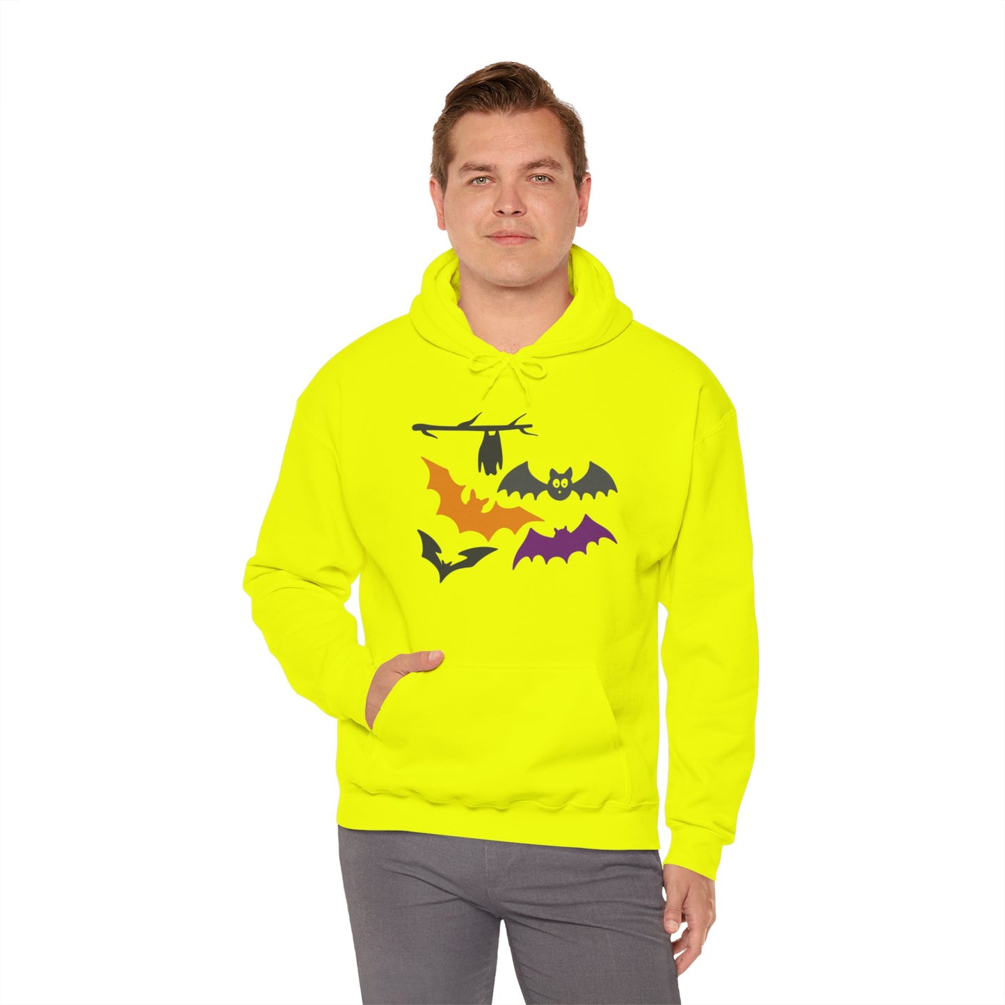 Halloween Bats Heavy Blend™ Hooded Sweatshirt