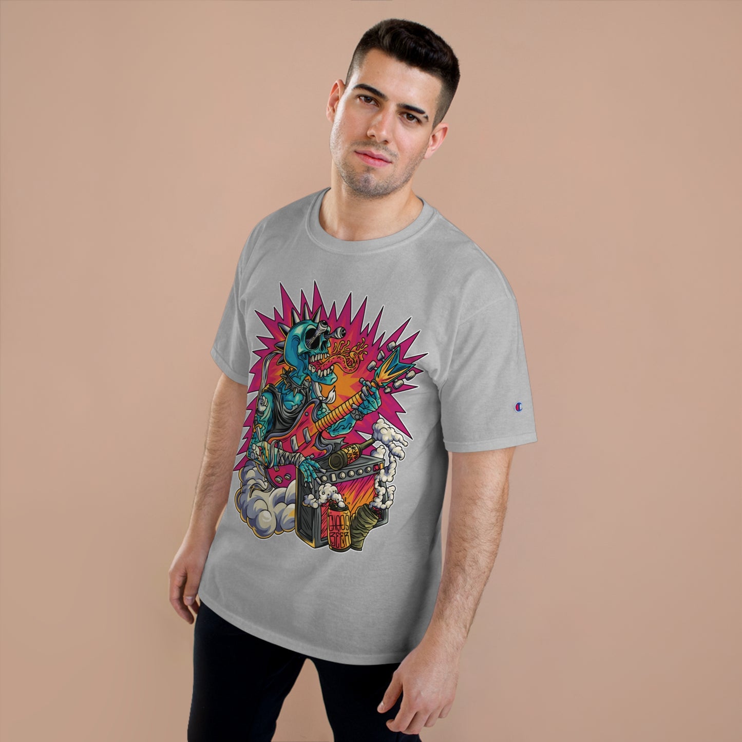 Skeleton Guitar Champion T-Shirt