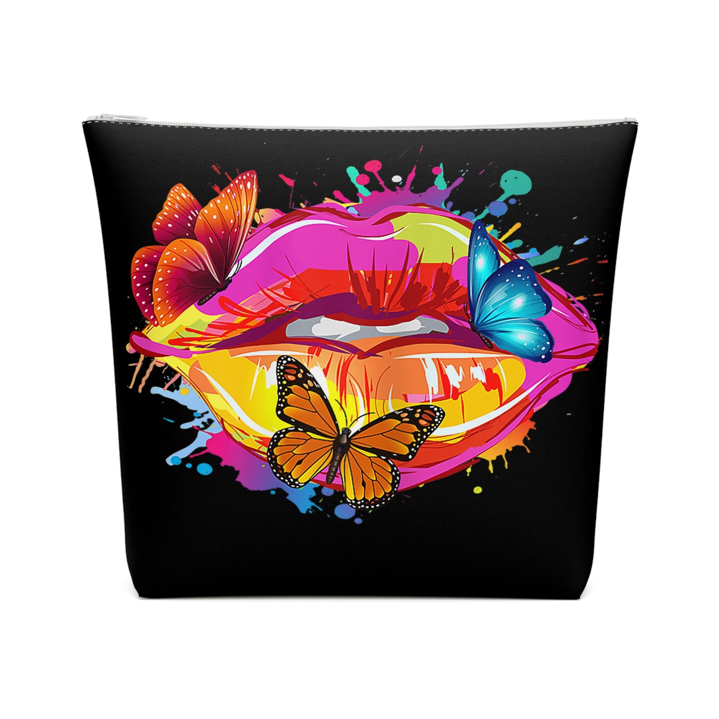 Pink Lips Cosmetic Bag