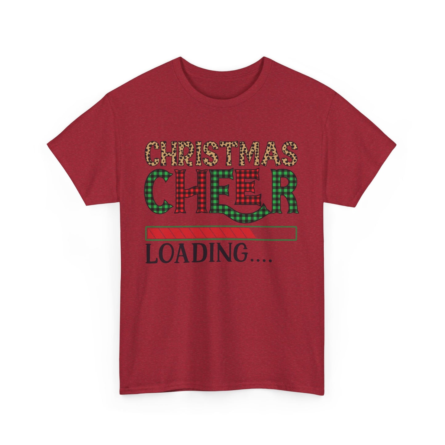 Christmas Cheer Loading Unisex Heavy Cotton Tee