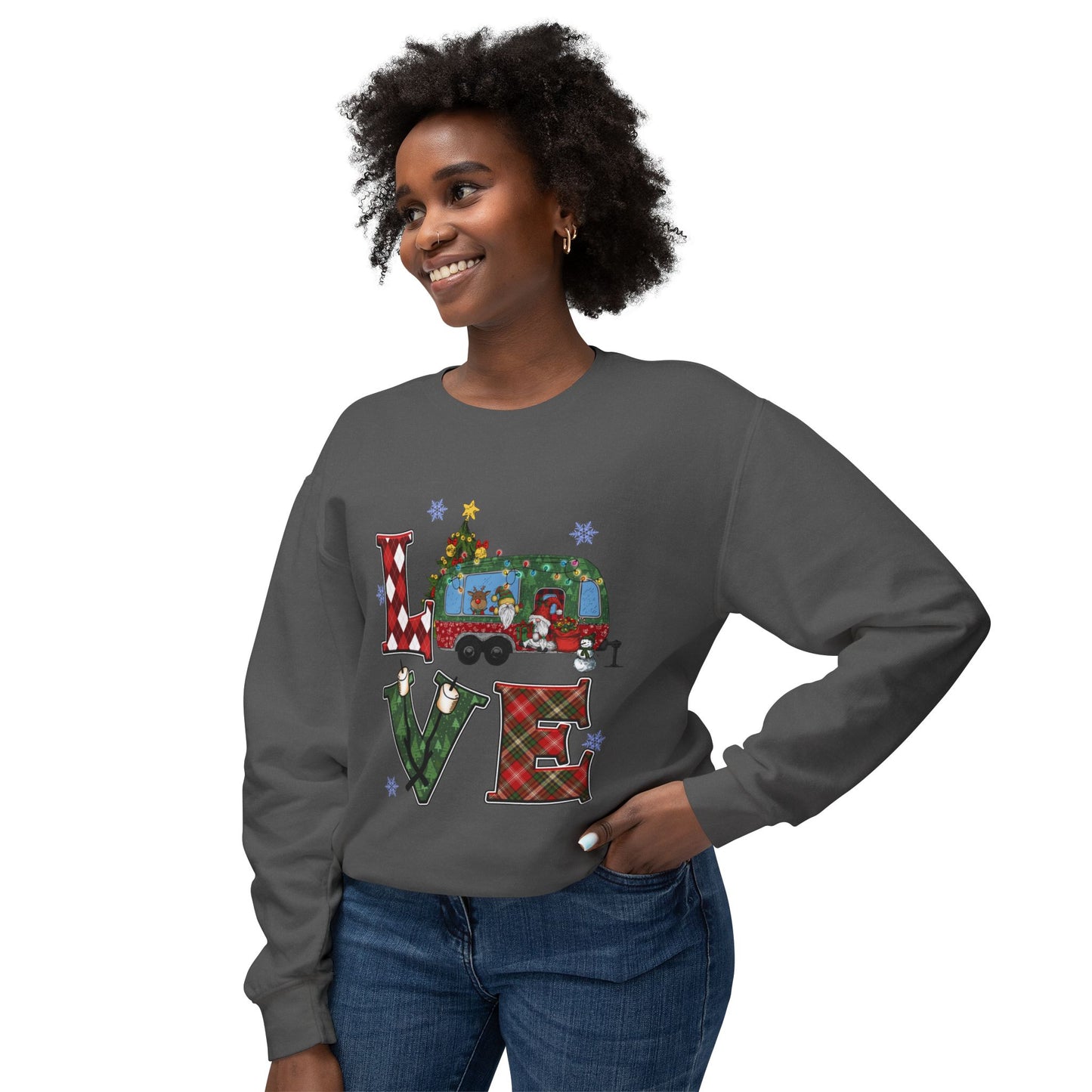 Love Vintage Holiday Crewneck Sweatshirt
