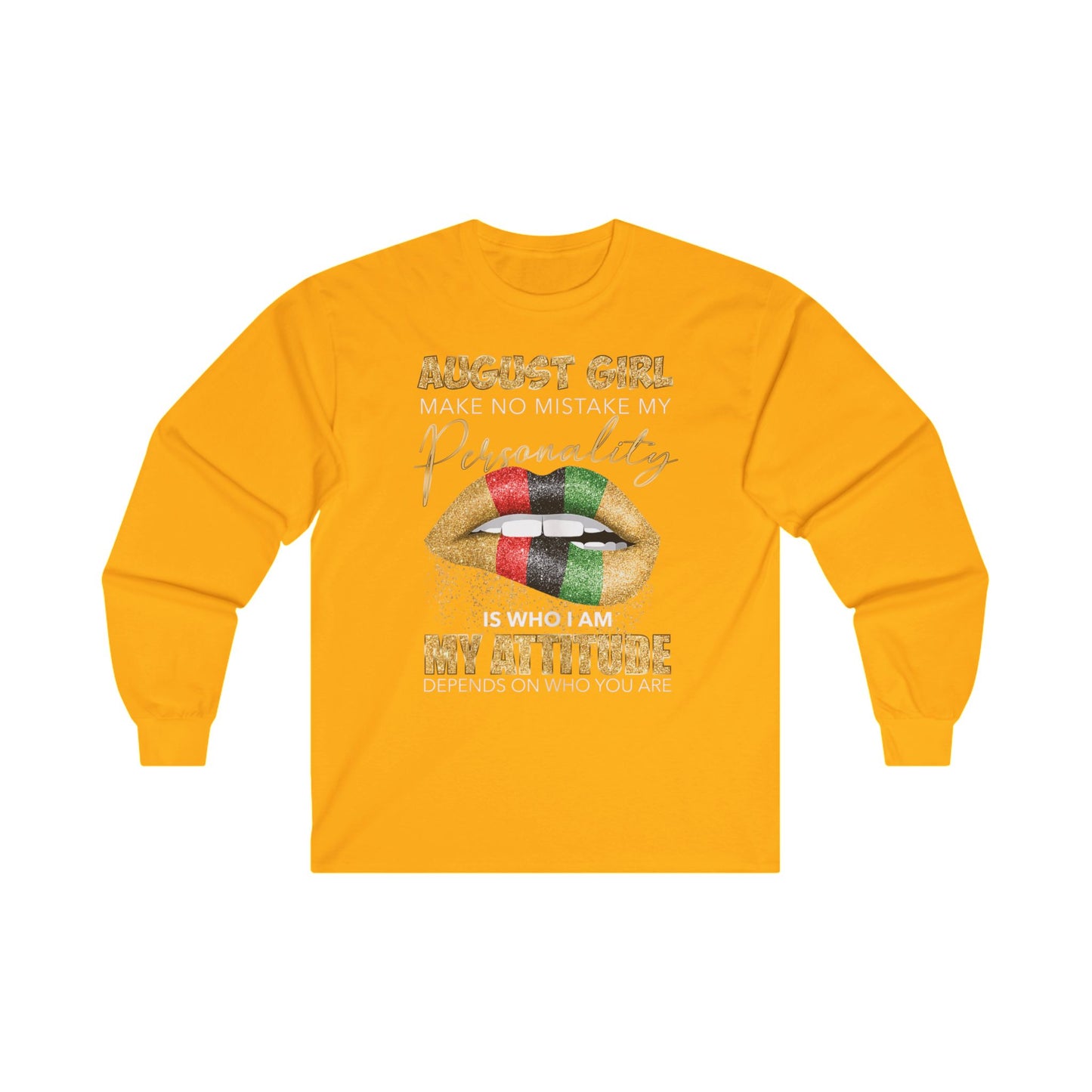 August Girl Long Sleeve Tee - Bold Attitude & Personality