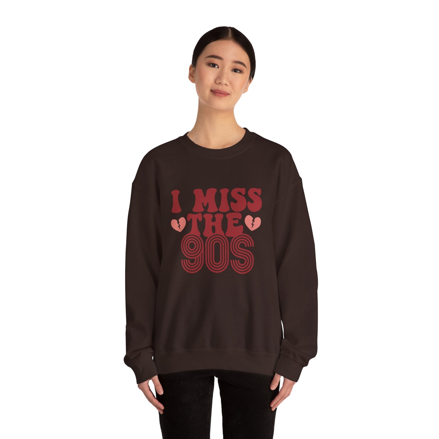 Retro 90s Crewneck Sweatshirt - I Miss the 90s Design