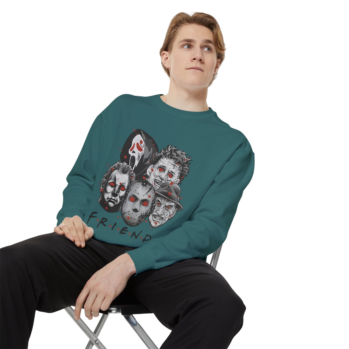 Halloween Garment-Dyed Sweatshirt