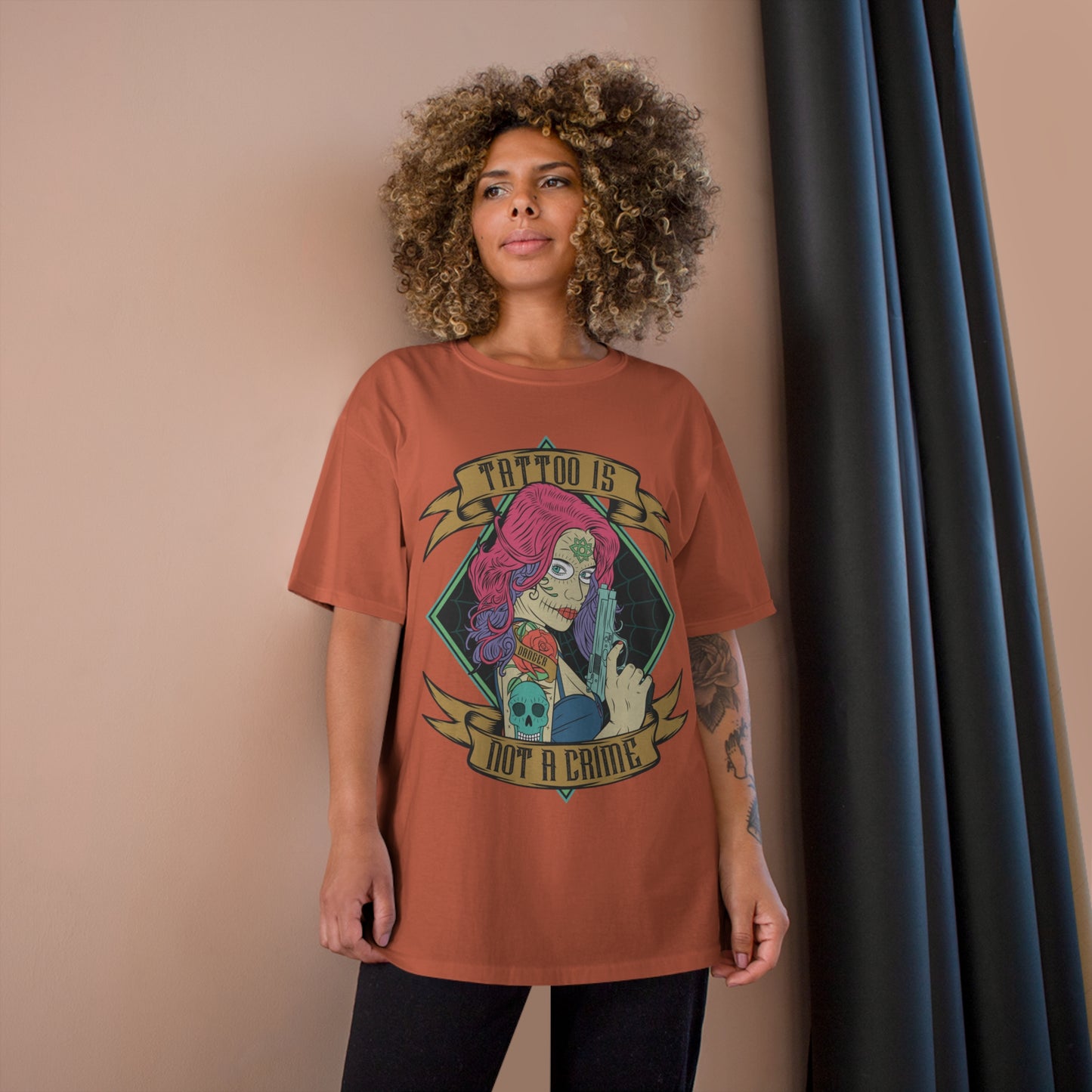 Tattoo Is Not A Crime Champion T-Shirt