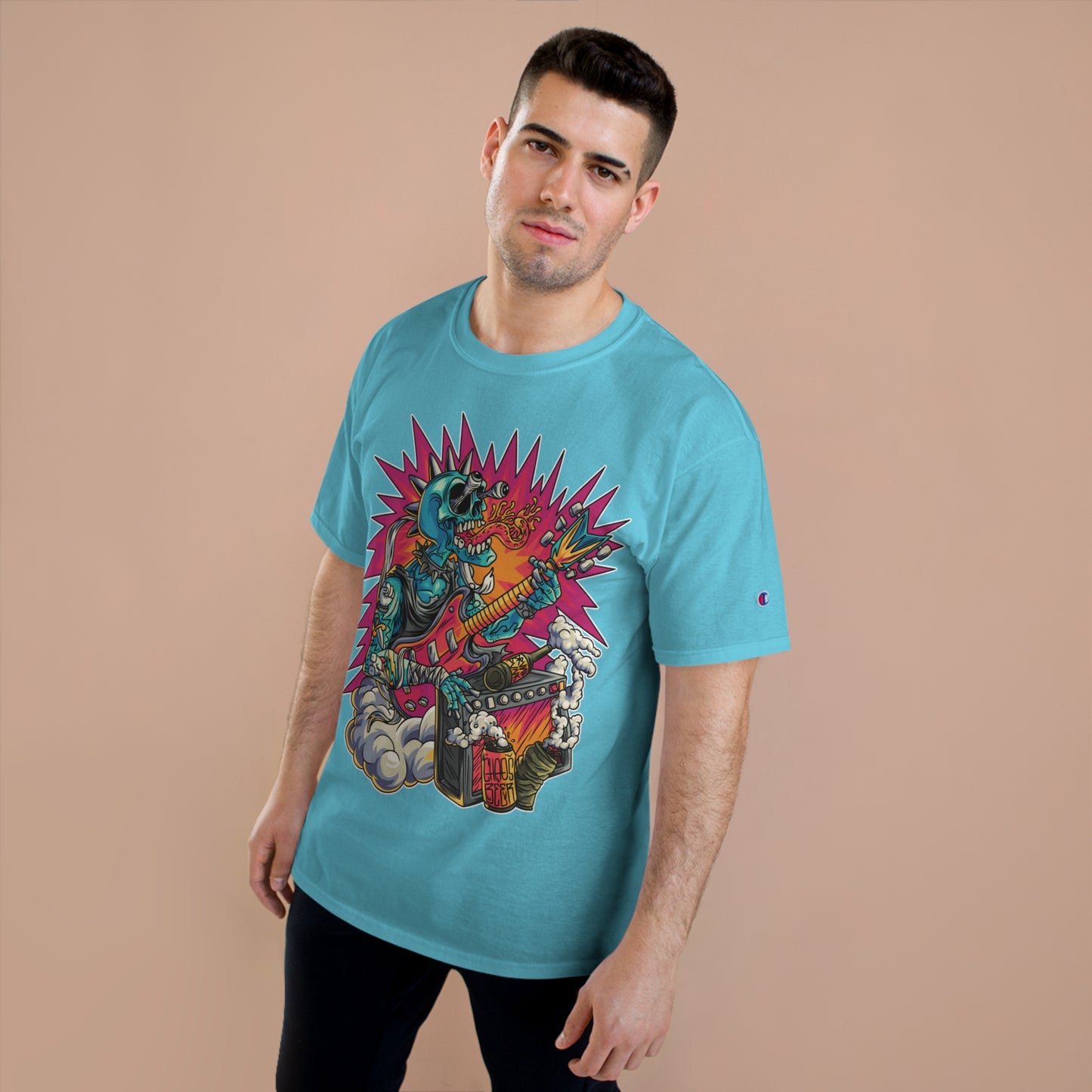 Skeleton Guitar Champion T-Shirt