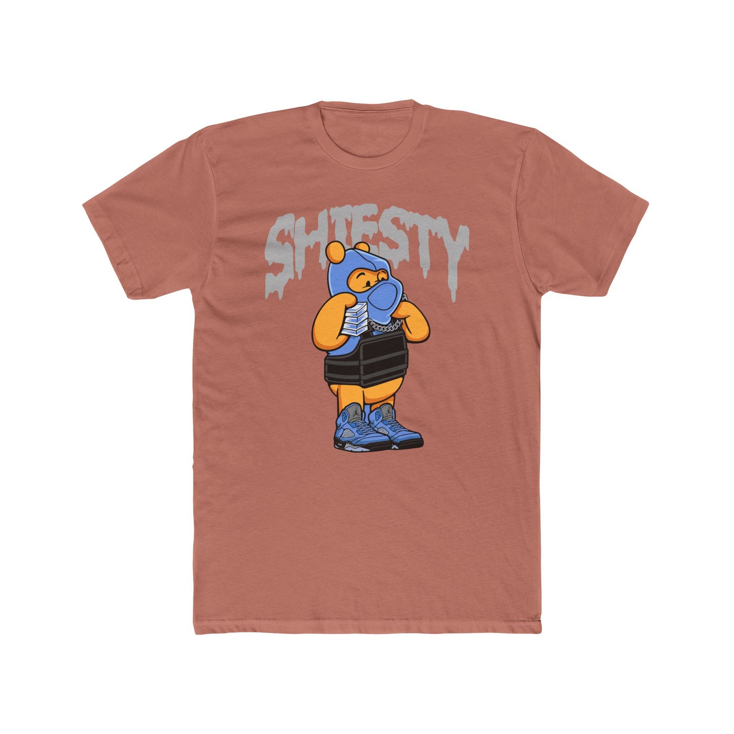 Fun Unisex Cotton Crew Tee with 'Shiesty' Design - Vibrant Graphic Tee for Casual Wear
