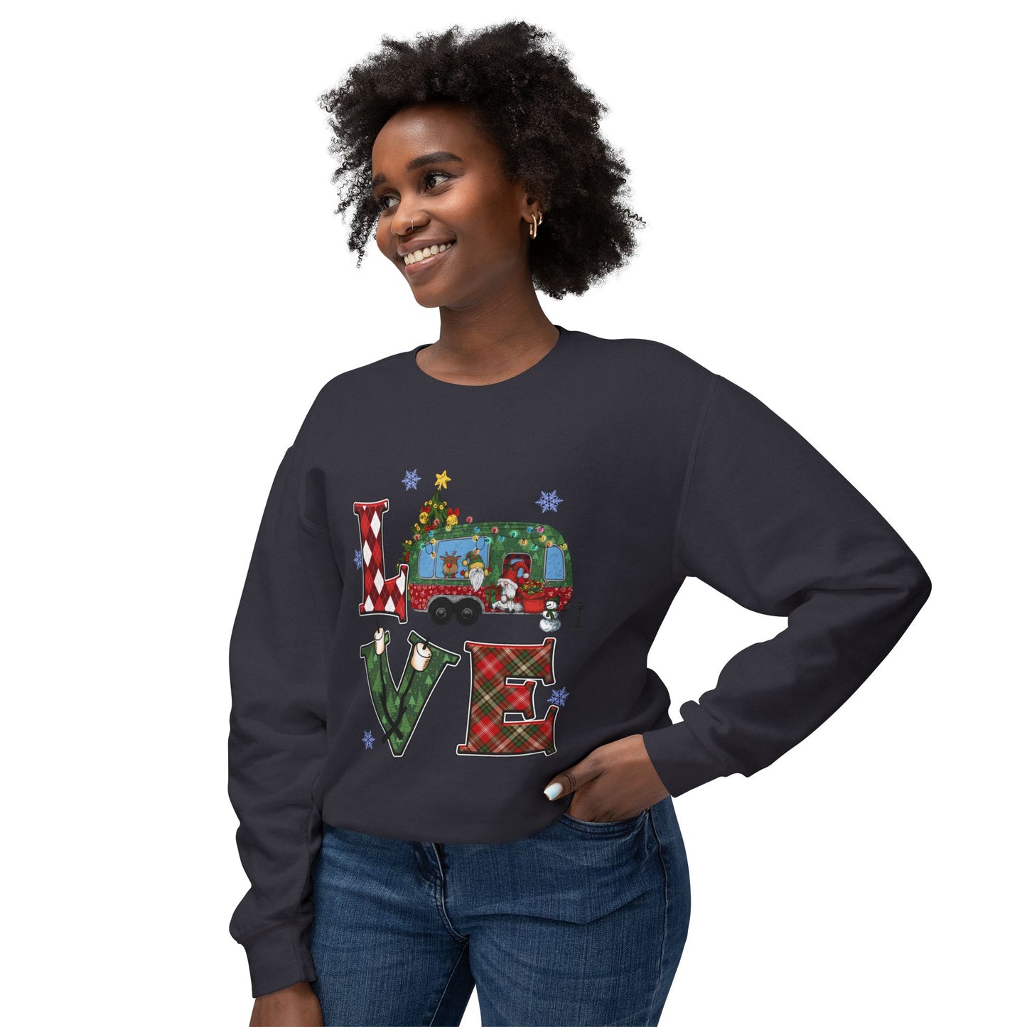 Love Vintage Holiday Crewneck Sweatshirt