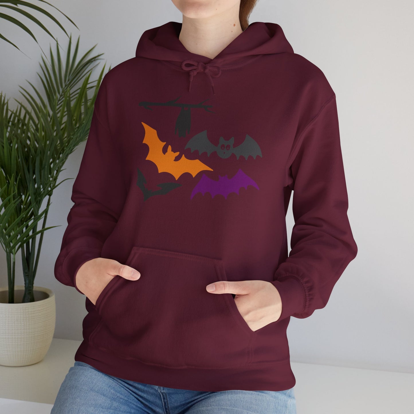 Halloween Bats Heavy Blend™ Hooded Sweatshirt