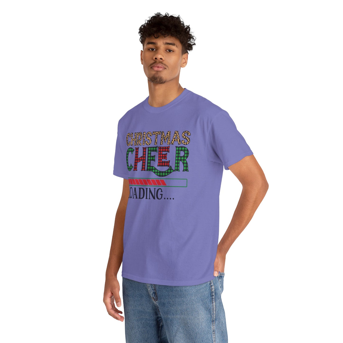 Christmas Cheer Loading Unisex Heavy Cotton Tee