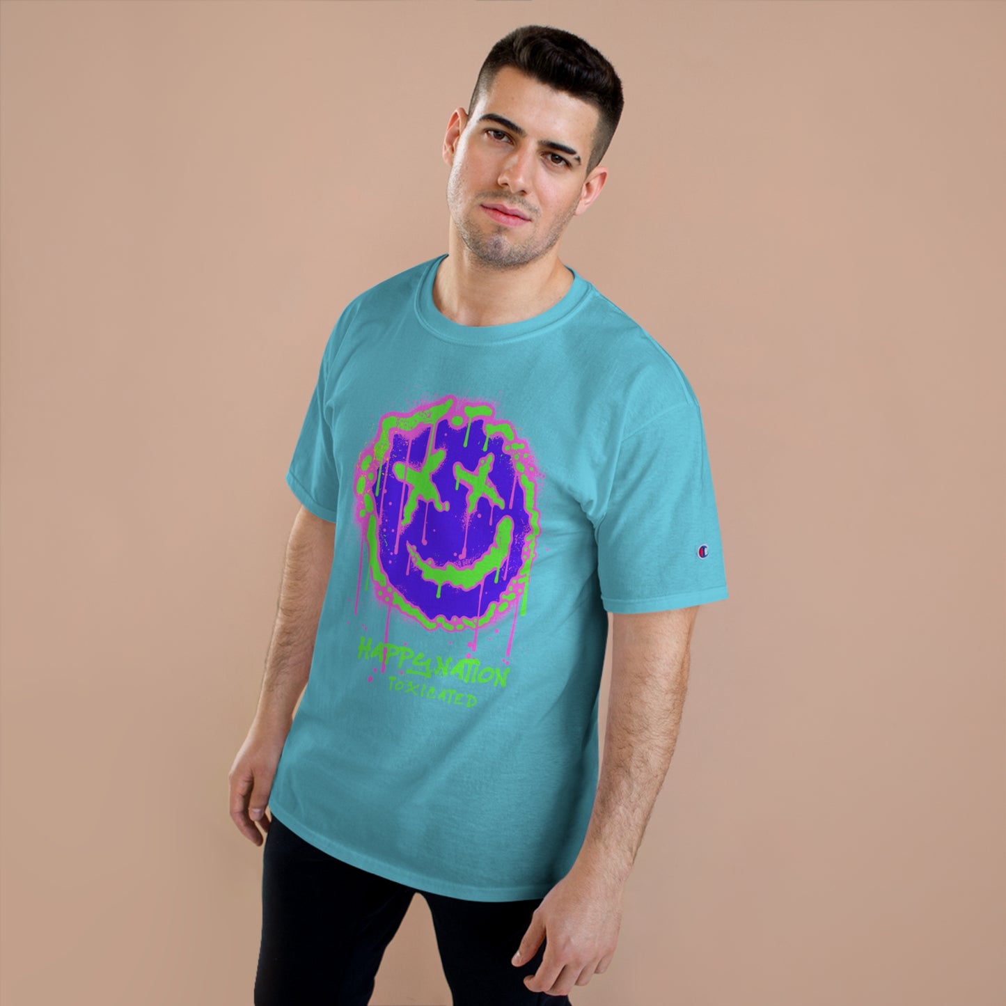 Smiley Face Champion T-Shirt - Happy Nation Collection