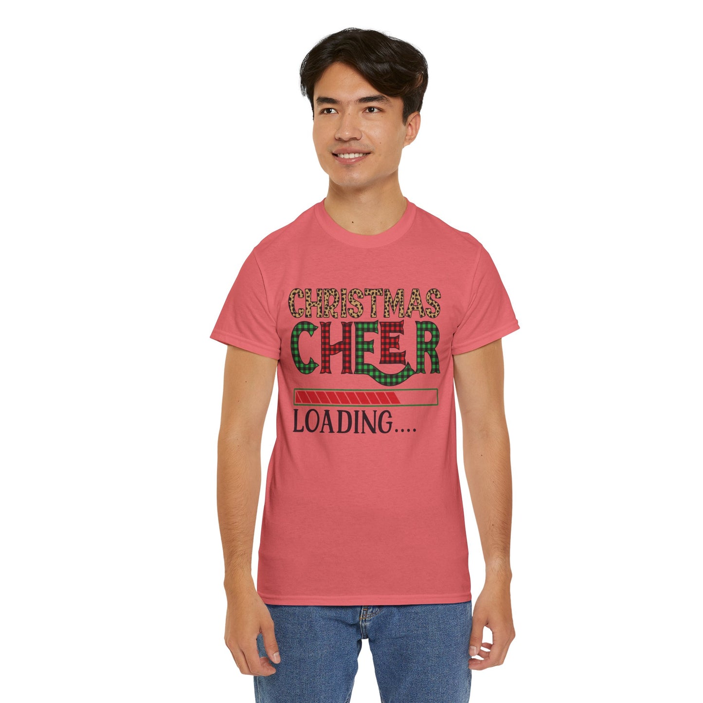 Christmas Cheer Loading Unisex Heavy Cotton Tee