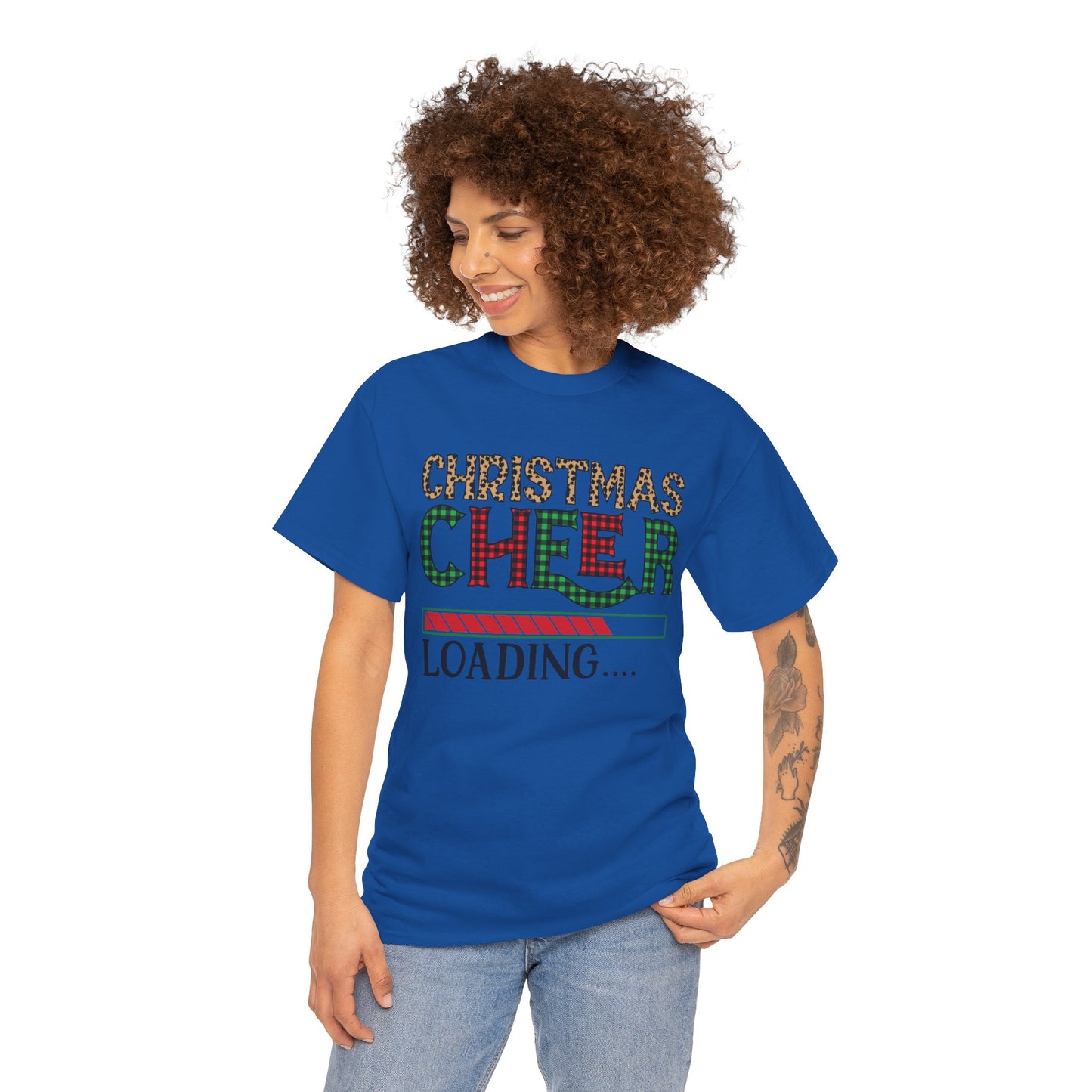 Christmas Cheer Loading Unisex Heavy Cotton Tee
