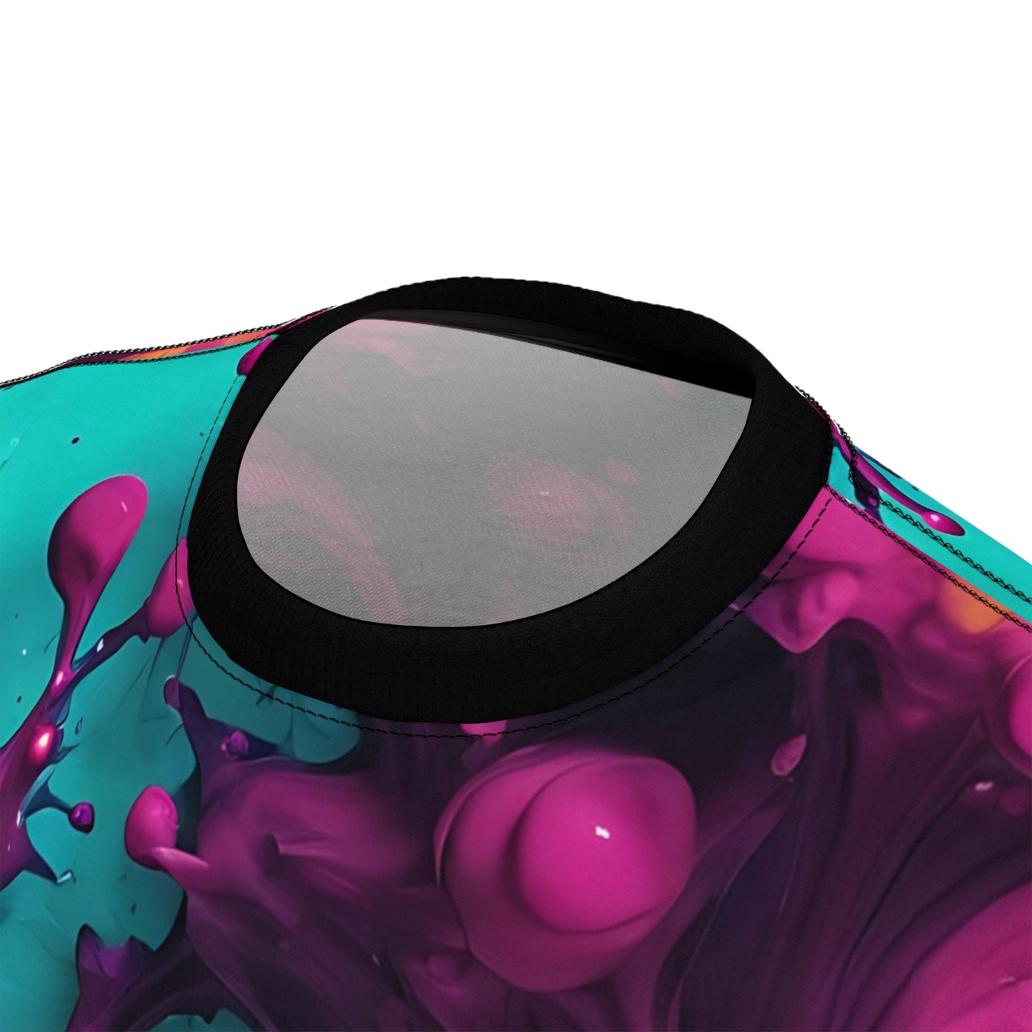Vibrant Artistic Unisex Tee - Colorful Splash Design