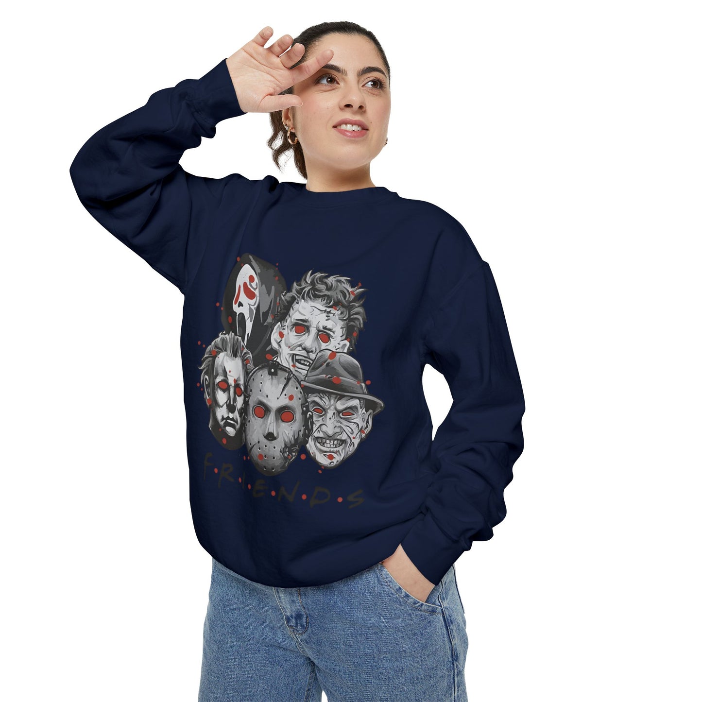 Halloween Garment-Dyed Sweatshirt