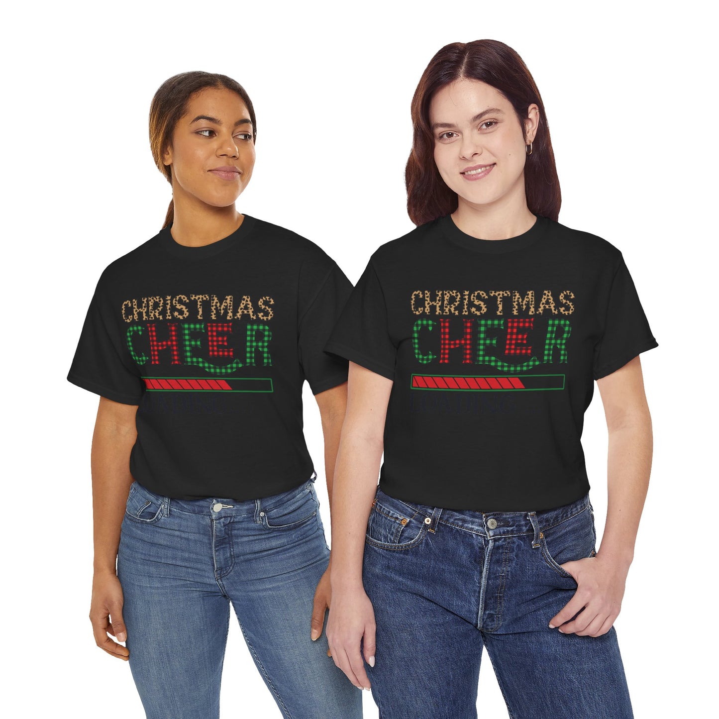 Christmas Cheer Loading Unisex Heavy Cotton Tee