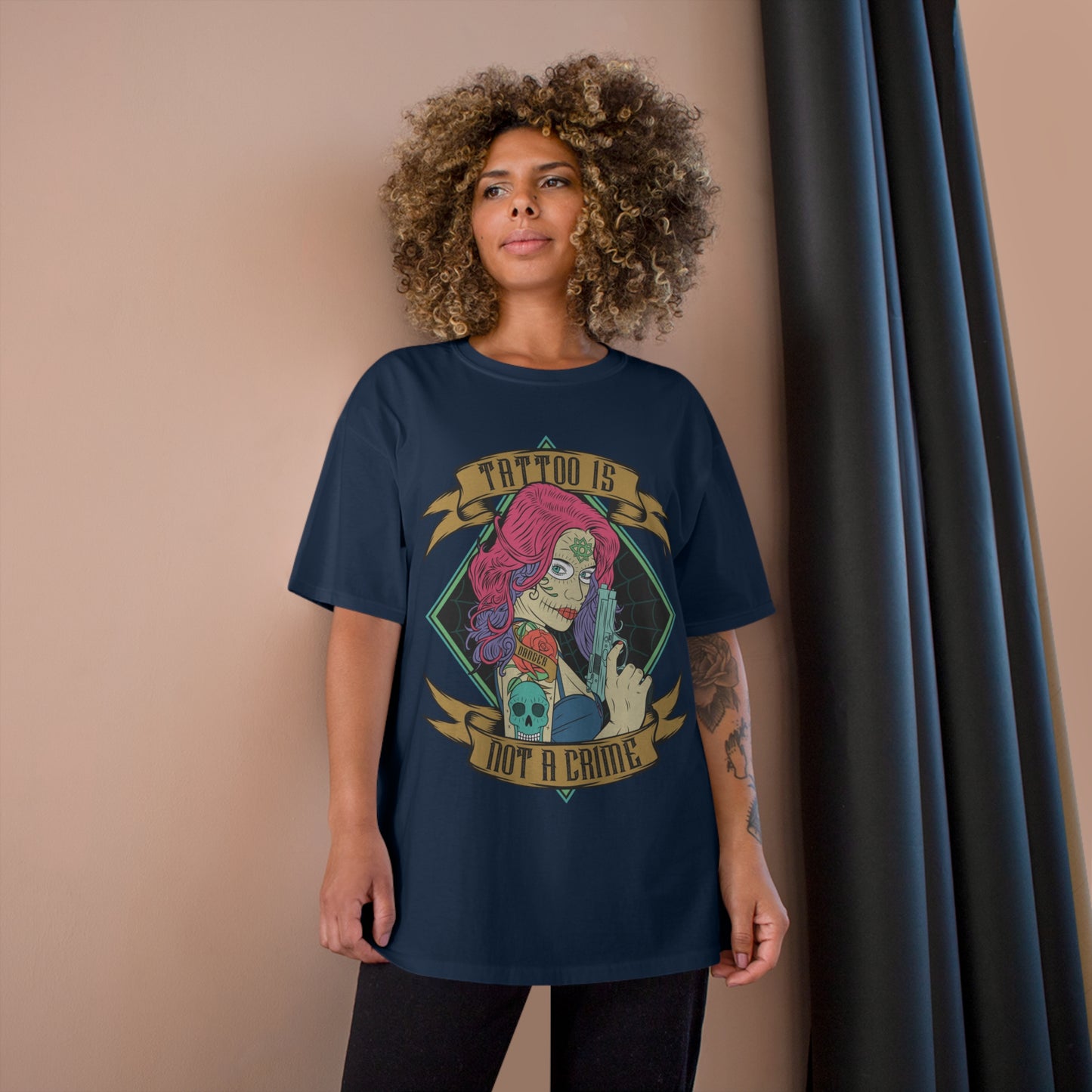 Tattoo Is Not A Crime Champion T-Shirt