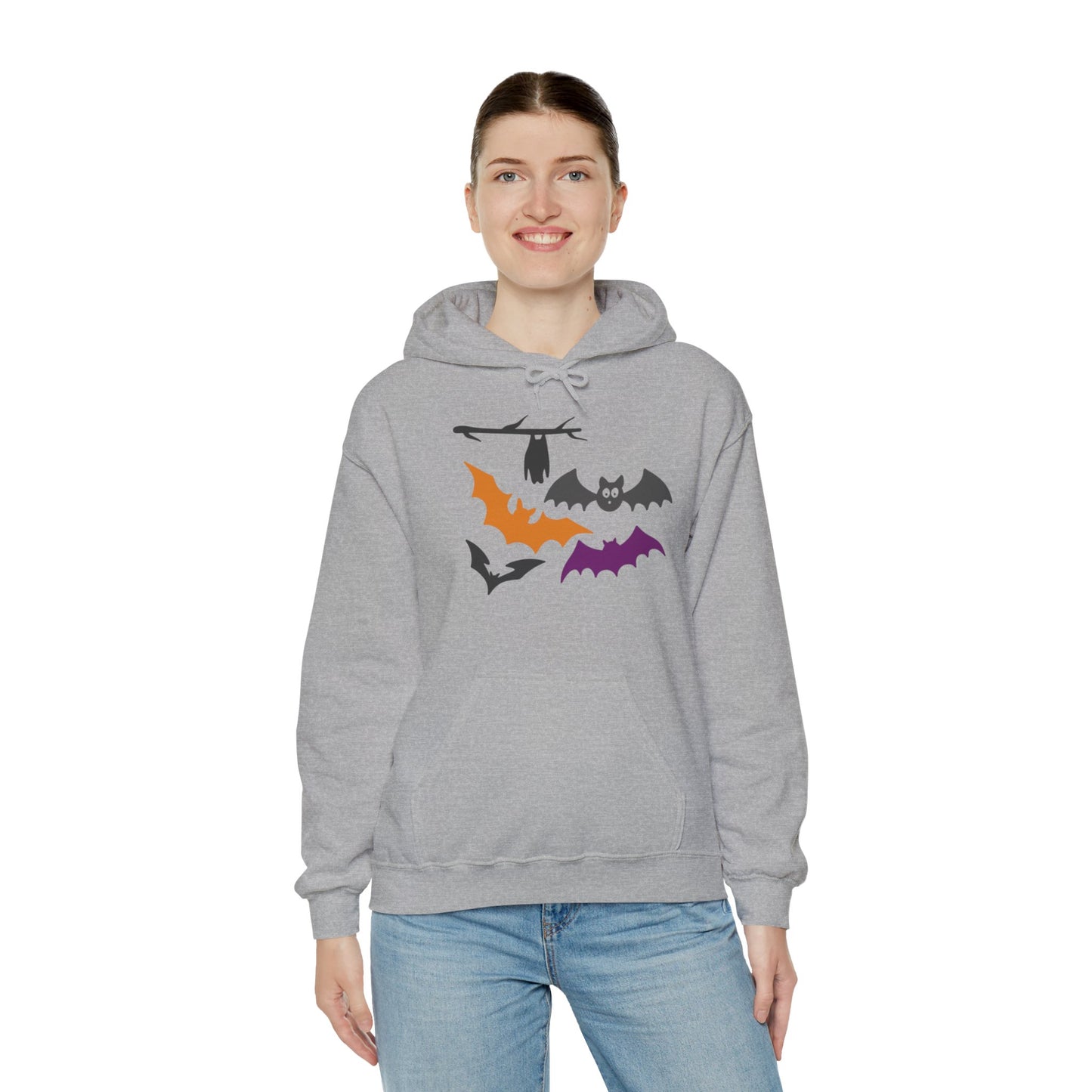 Halloween Bats Heavy Blend™ Hooded Sweatshirt