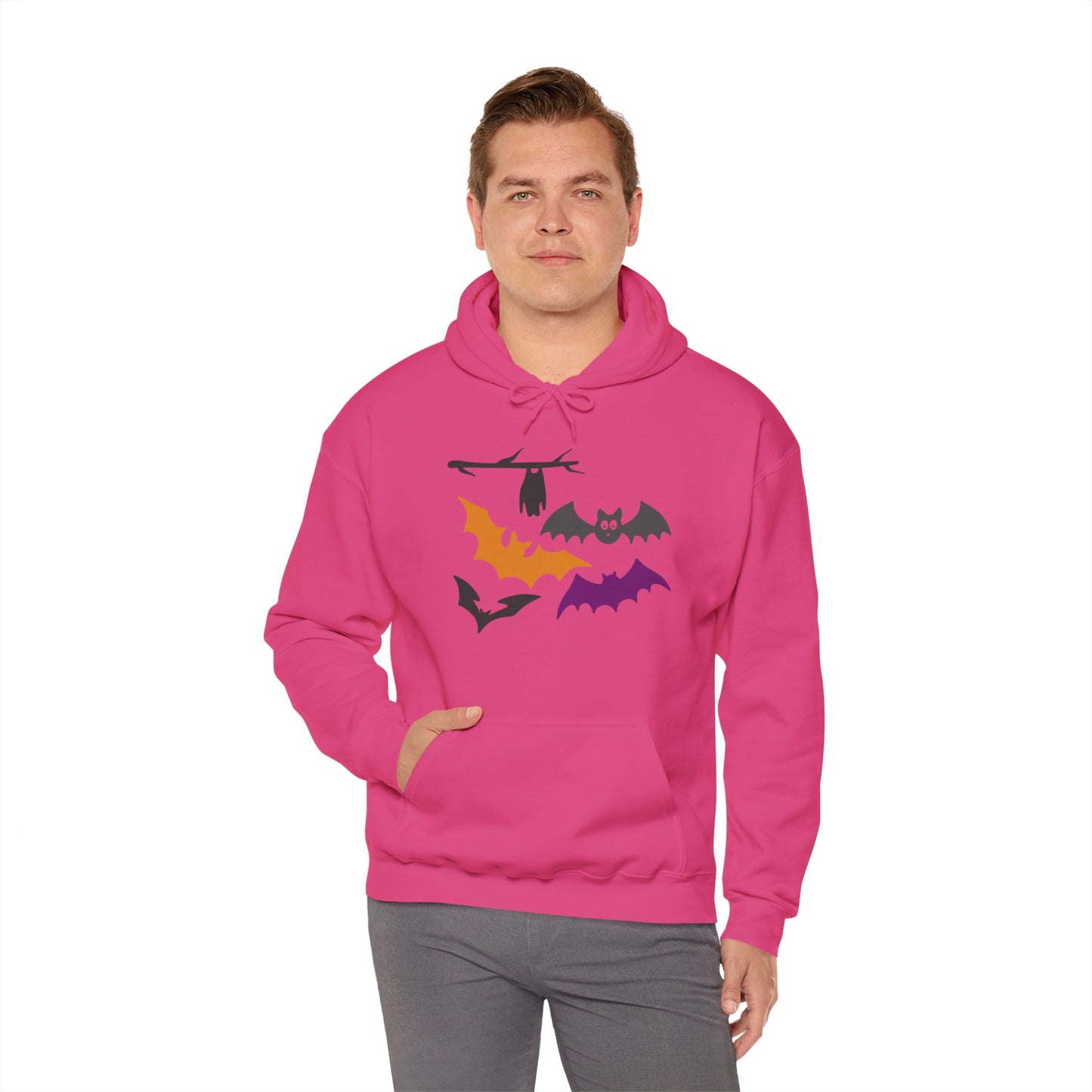 Halloween Bats Heavy Blend™ Hooded Sweatshirt