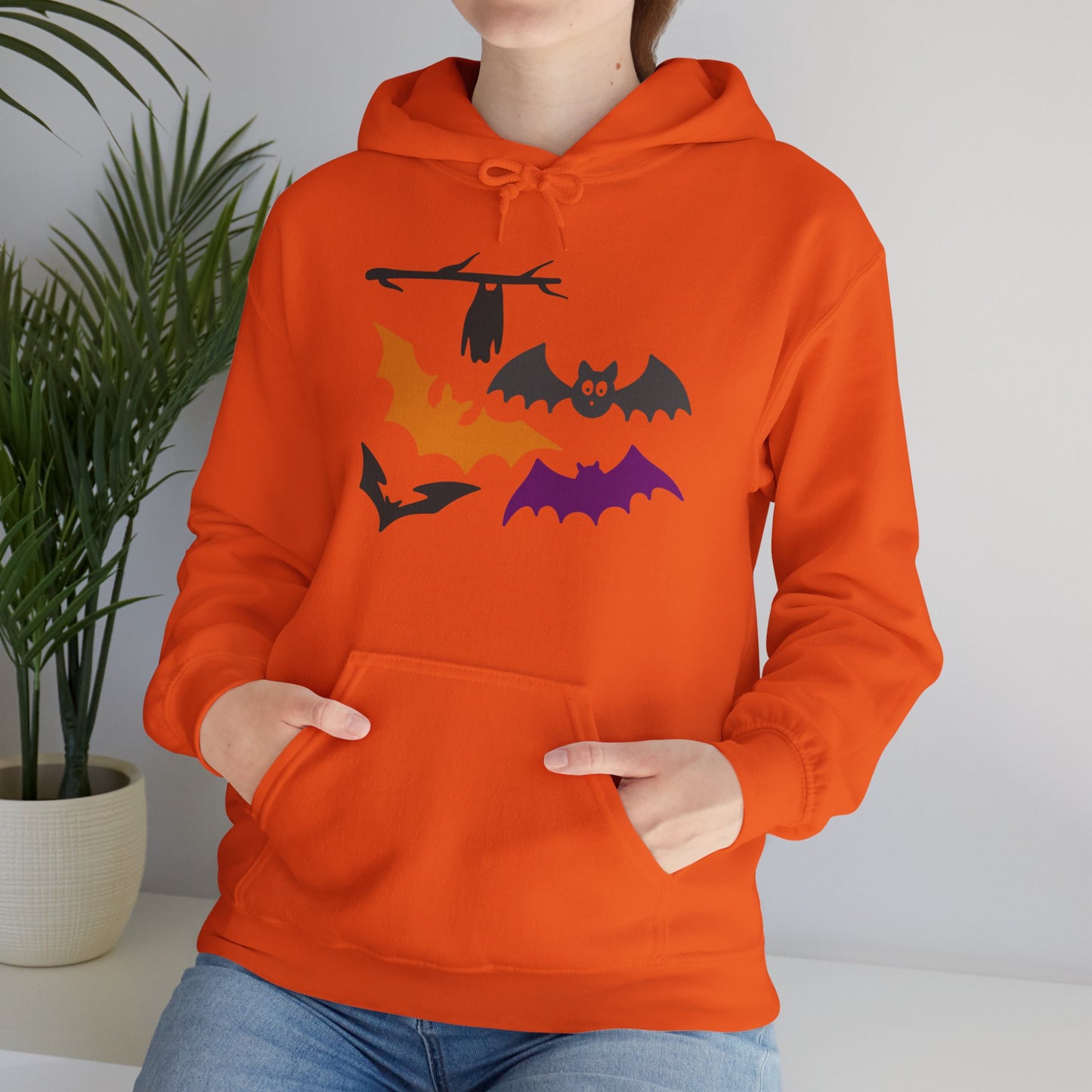 Halloween Bats Heavy Blend™ Hooded Sweatshirt