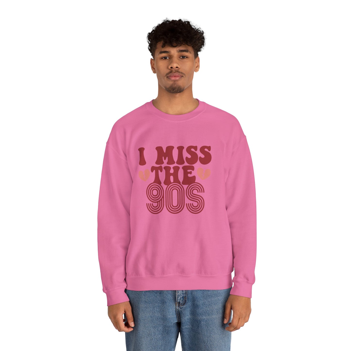 Retro 90s Crewneck Sweatshirt - I Miss the 90s Design