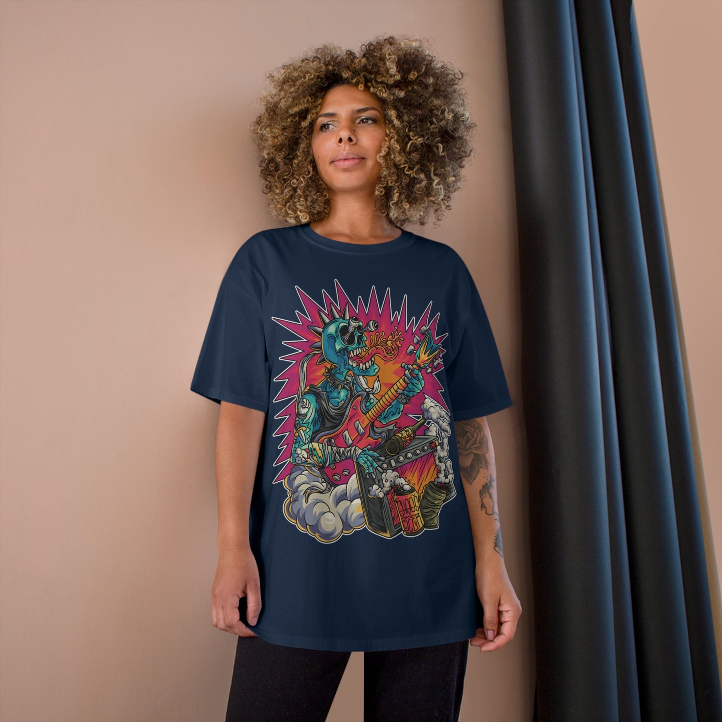 Skeleton Guitar Champion T-Shirt