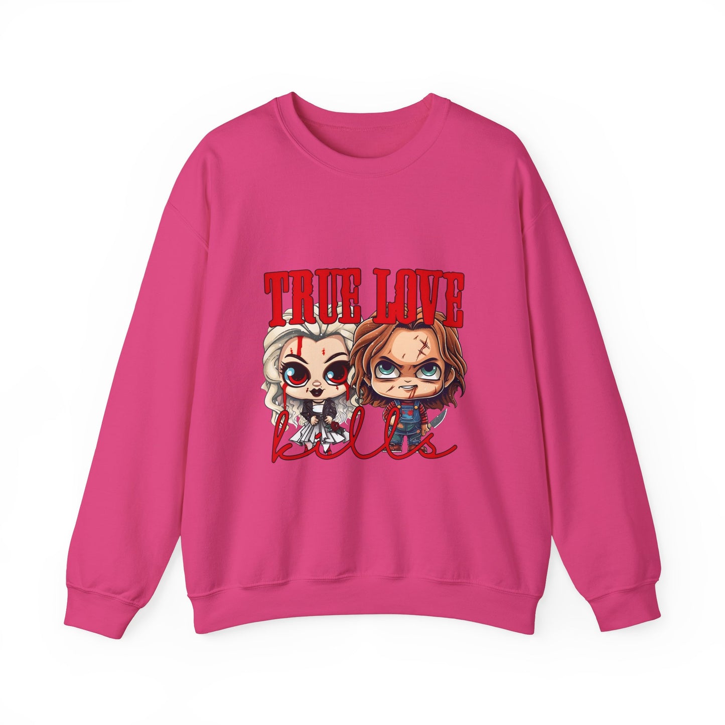Chucky and bride Halloween Sweatshirt