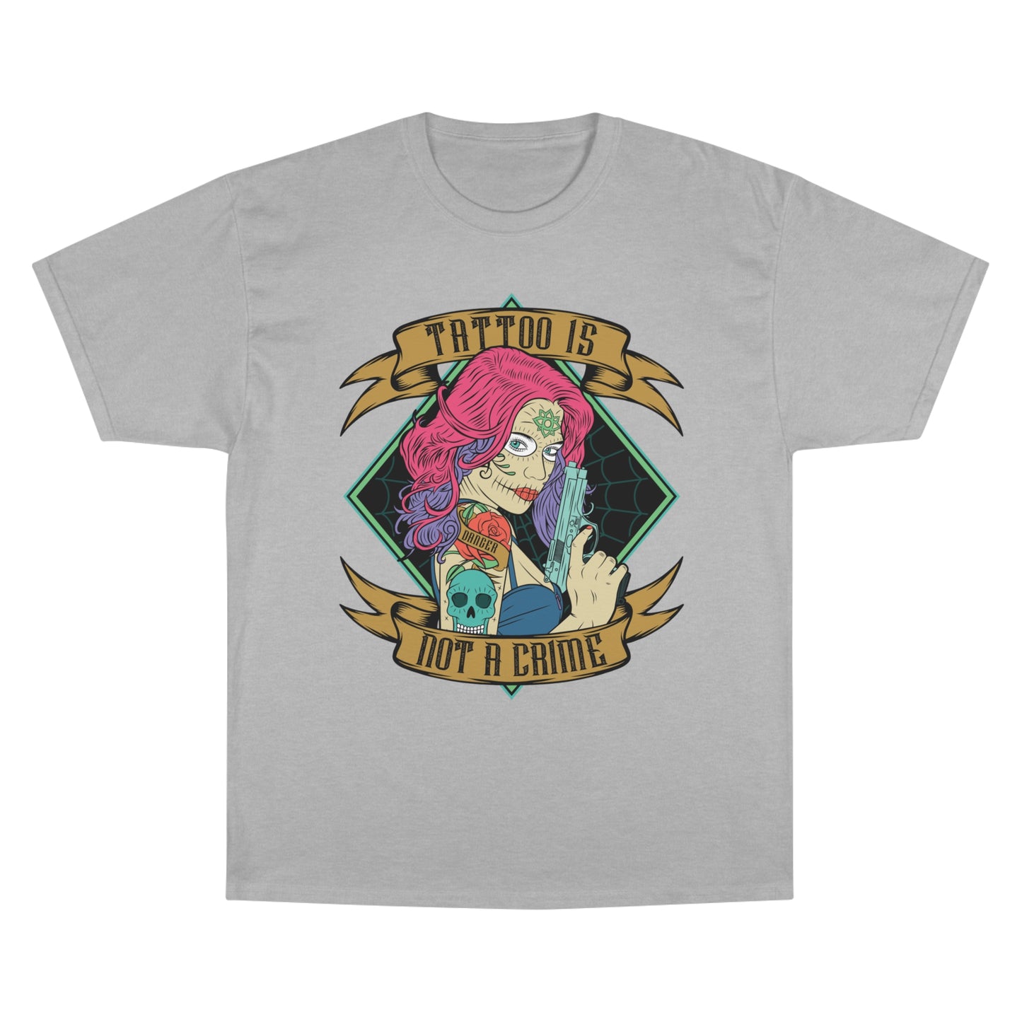 Tattoo Is Not A Crime Champion T-Shirt