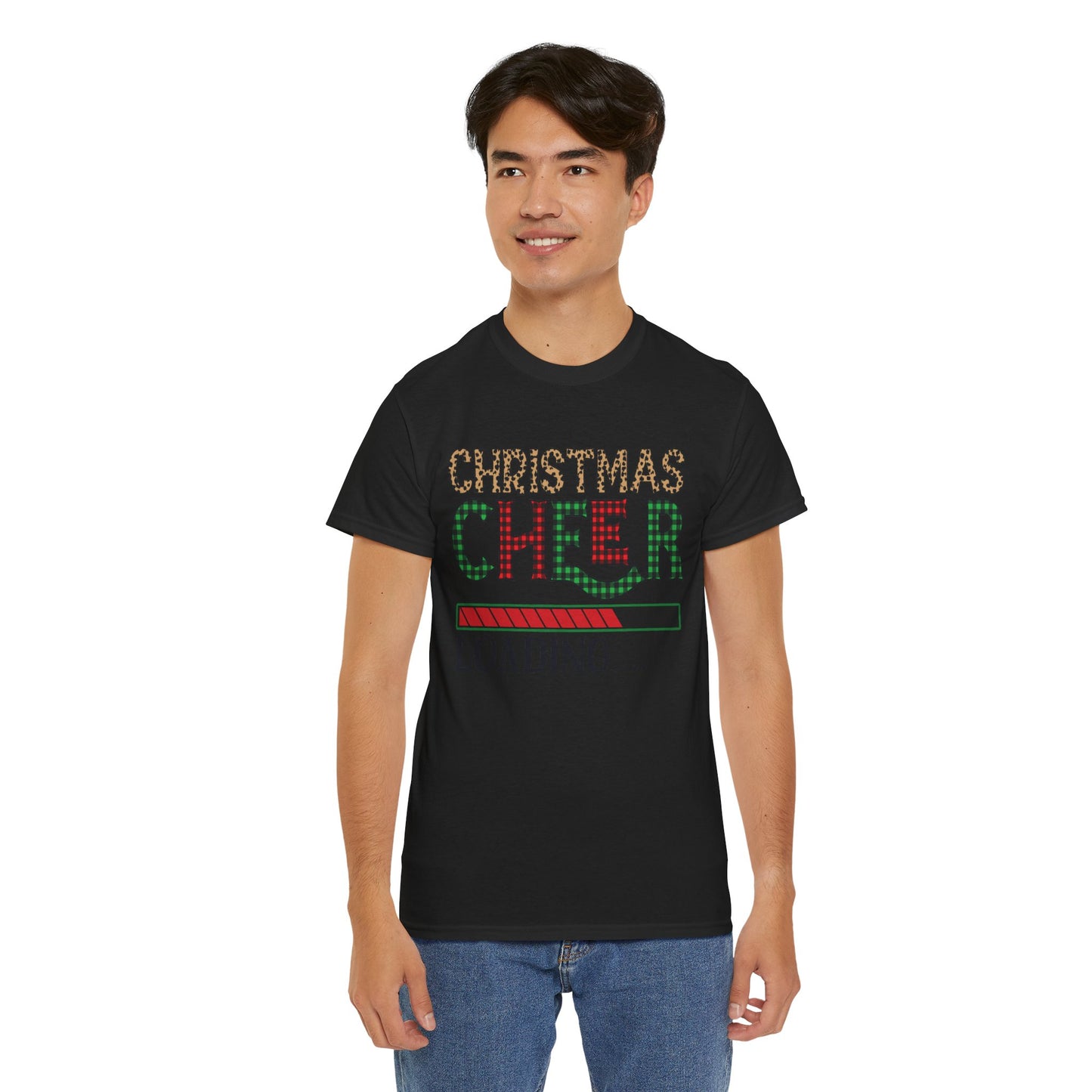 Christmas Cheer Loading Unisex Heavy Cotton Tee