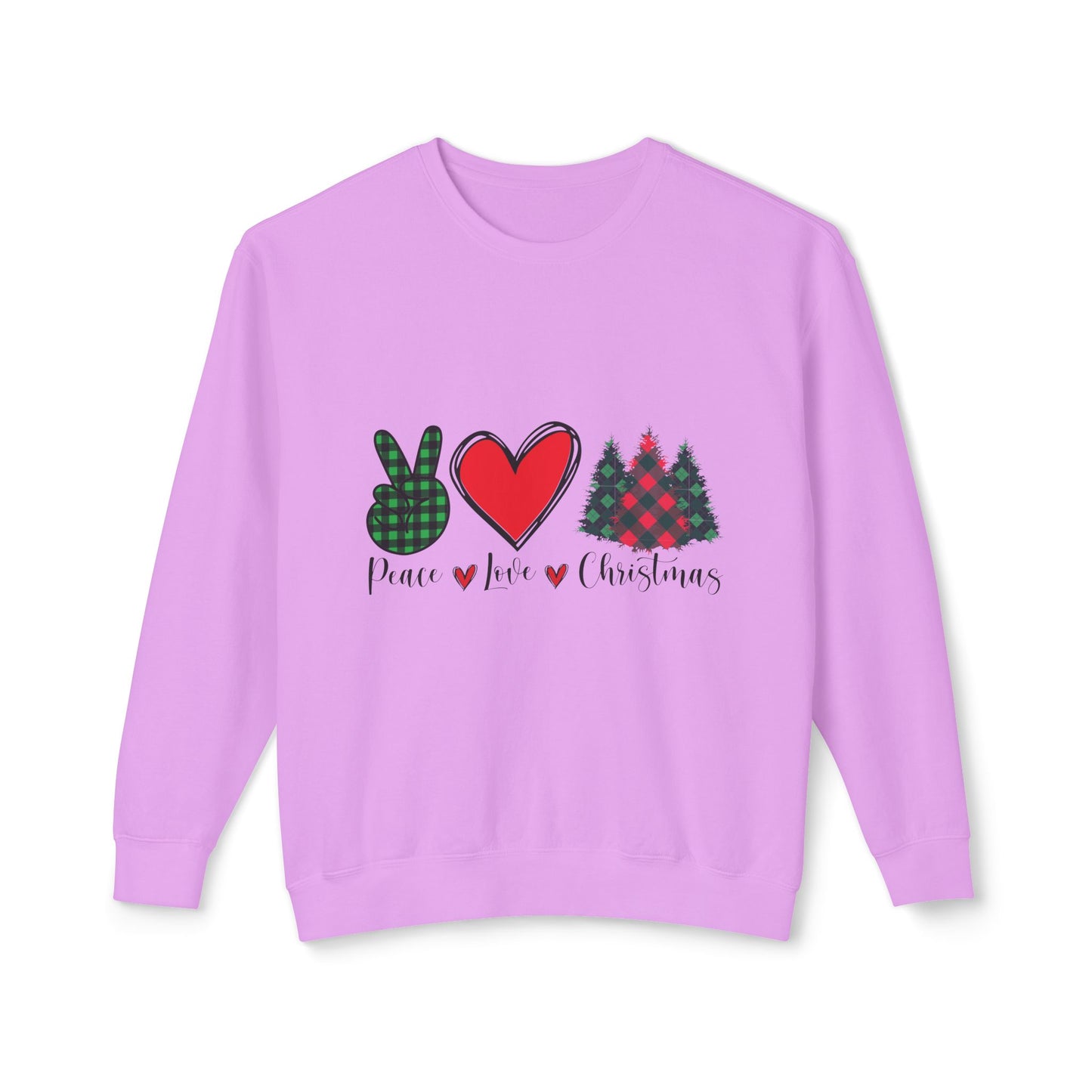Christmas Peace Love Unisex Sweatshirt